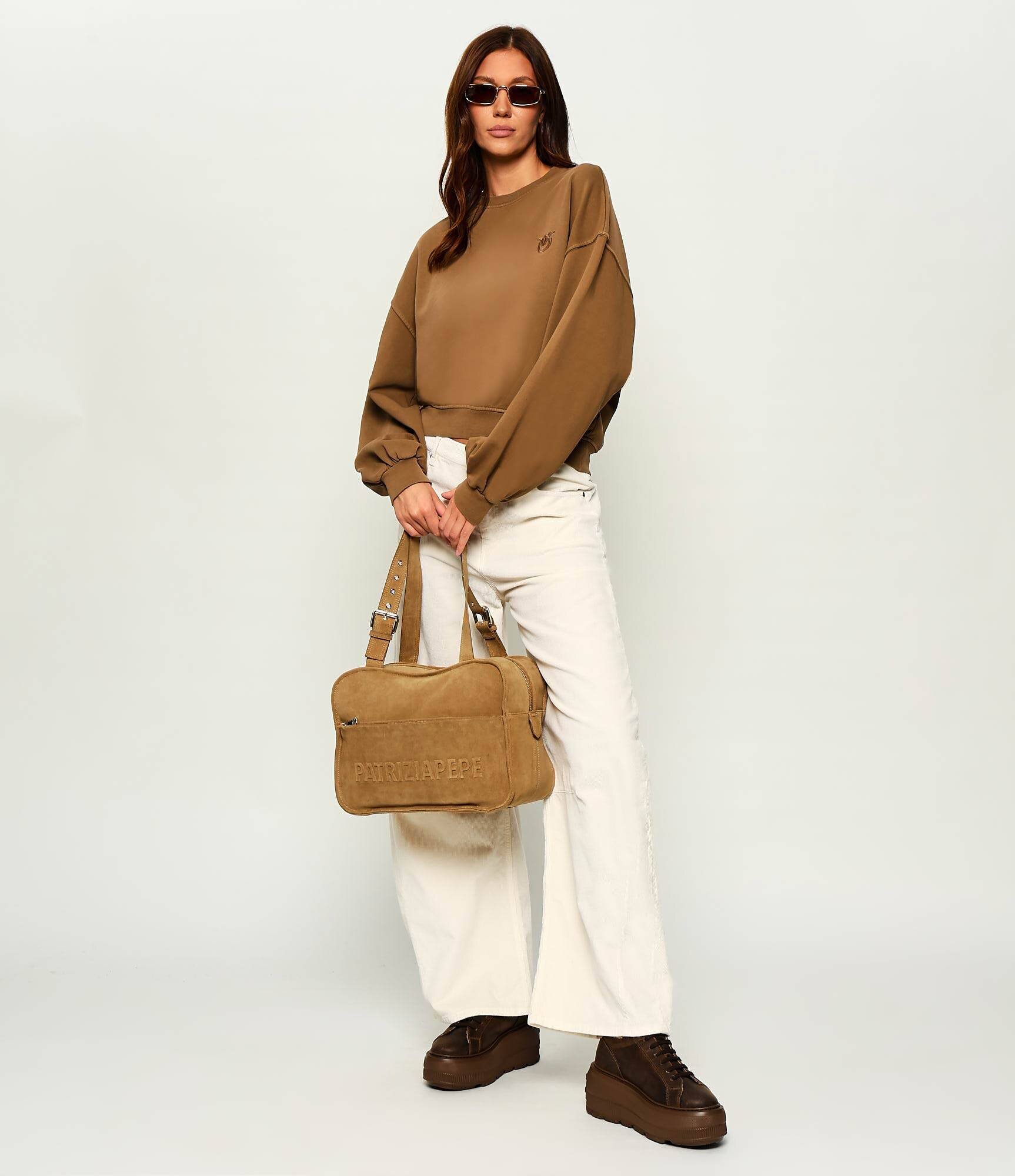 Patrizia Pepe Geantă shopper | piele întoarsă