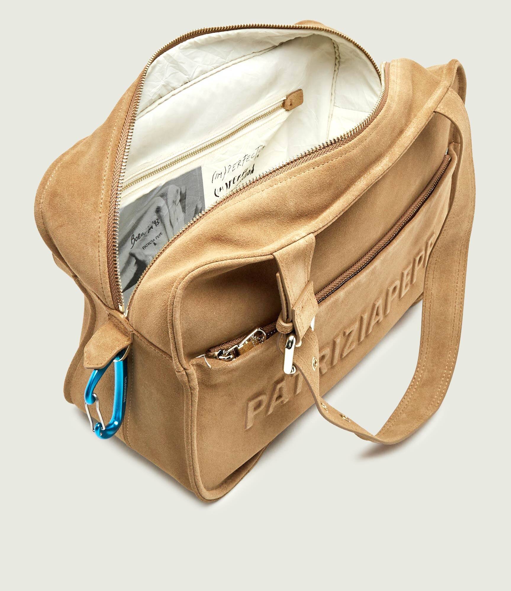 Patrizia Pepe Geantă shopper | piele întoarsă