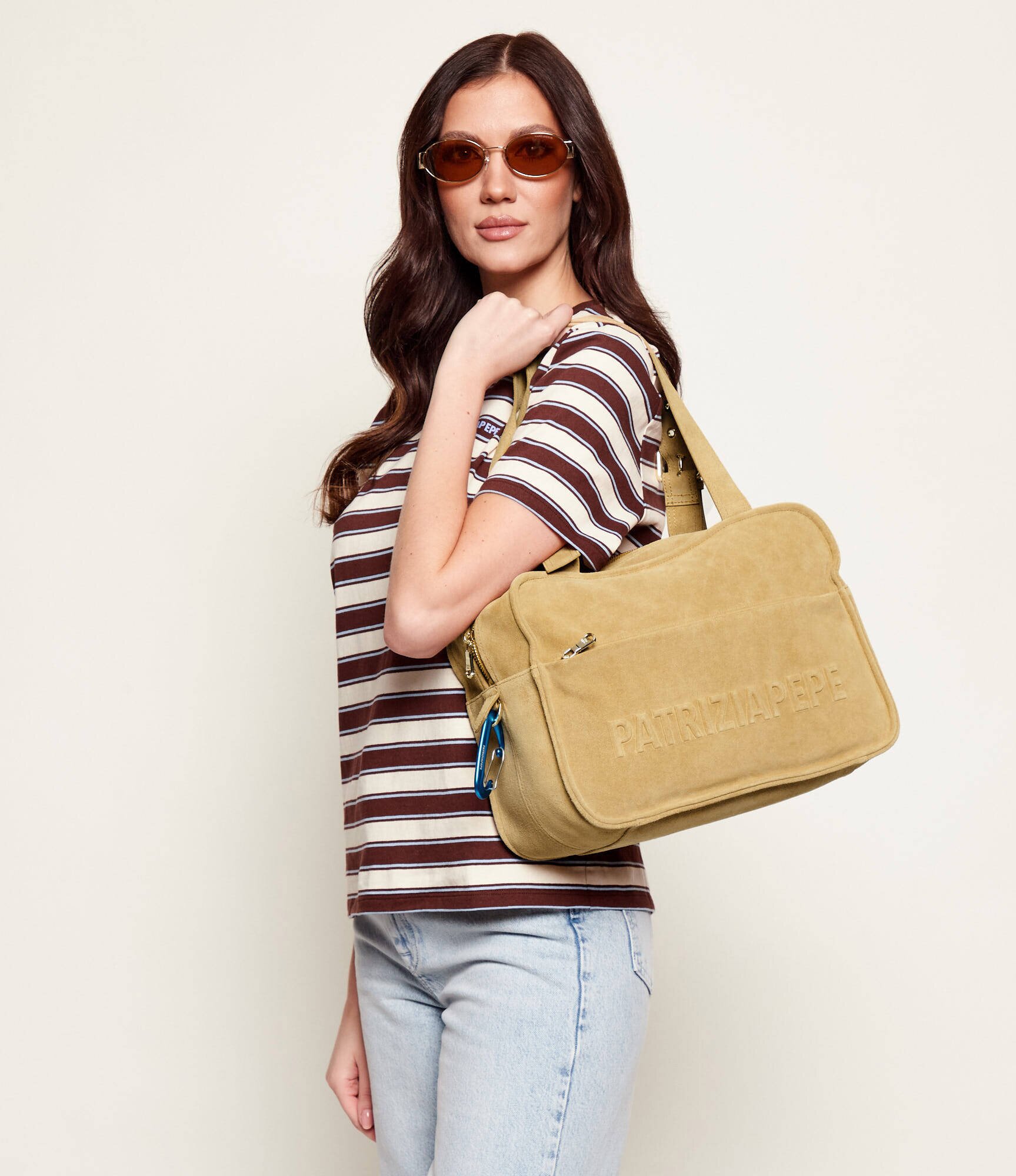 Patrizia Pepe Geantă shopper | piele întoarsă