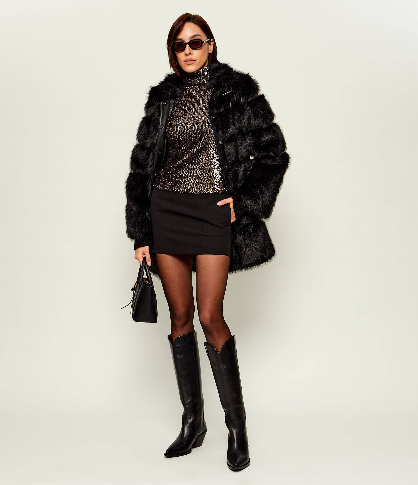 Patrizia Pepe Guler înalt | Slim Fit