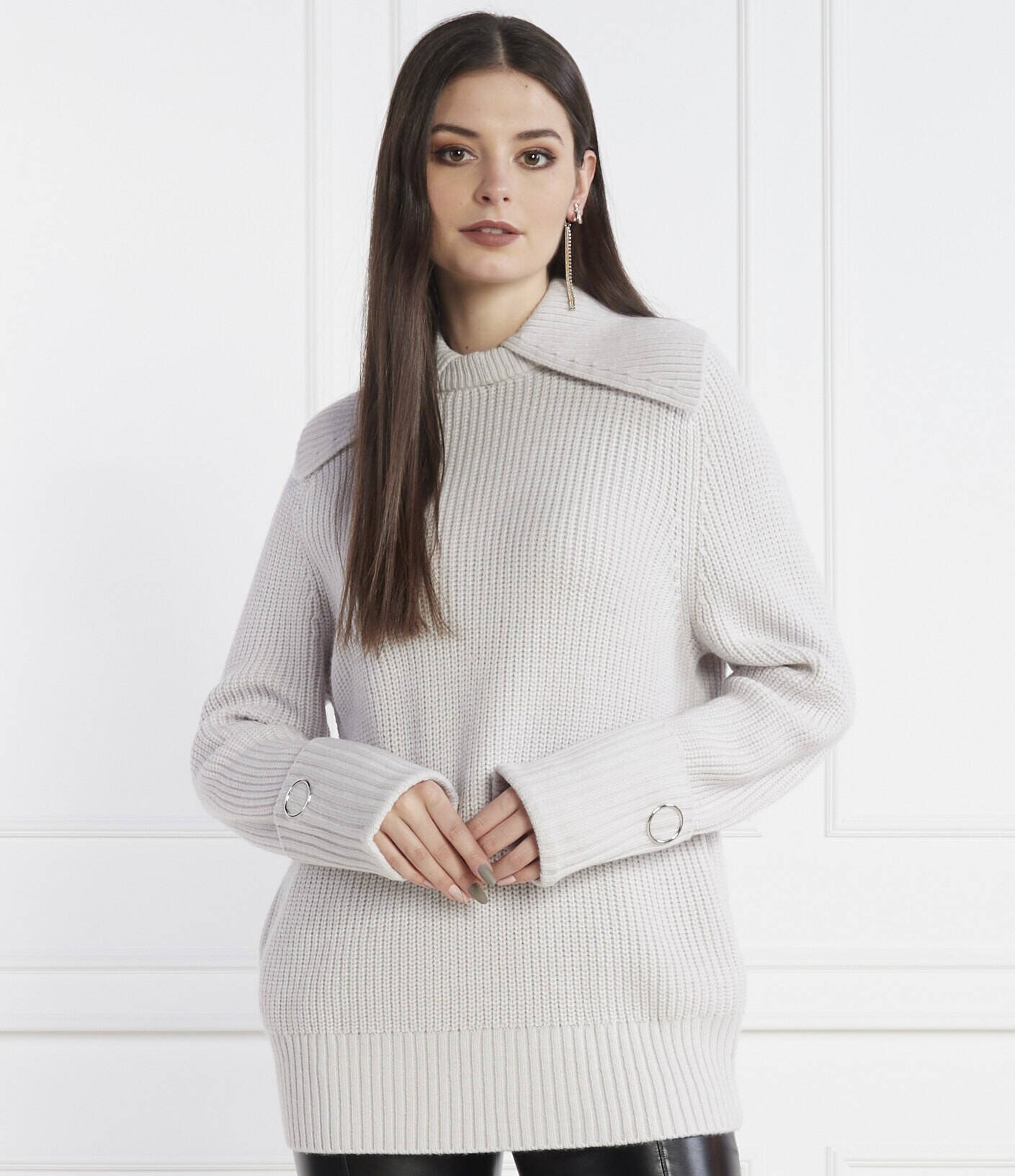 Patrizia Pepe Pulover | Regular Fit cu adaos de lână