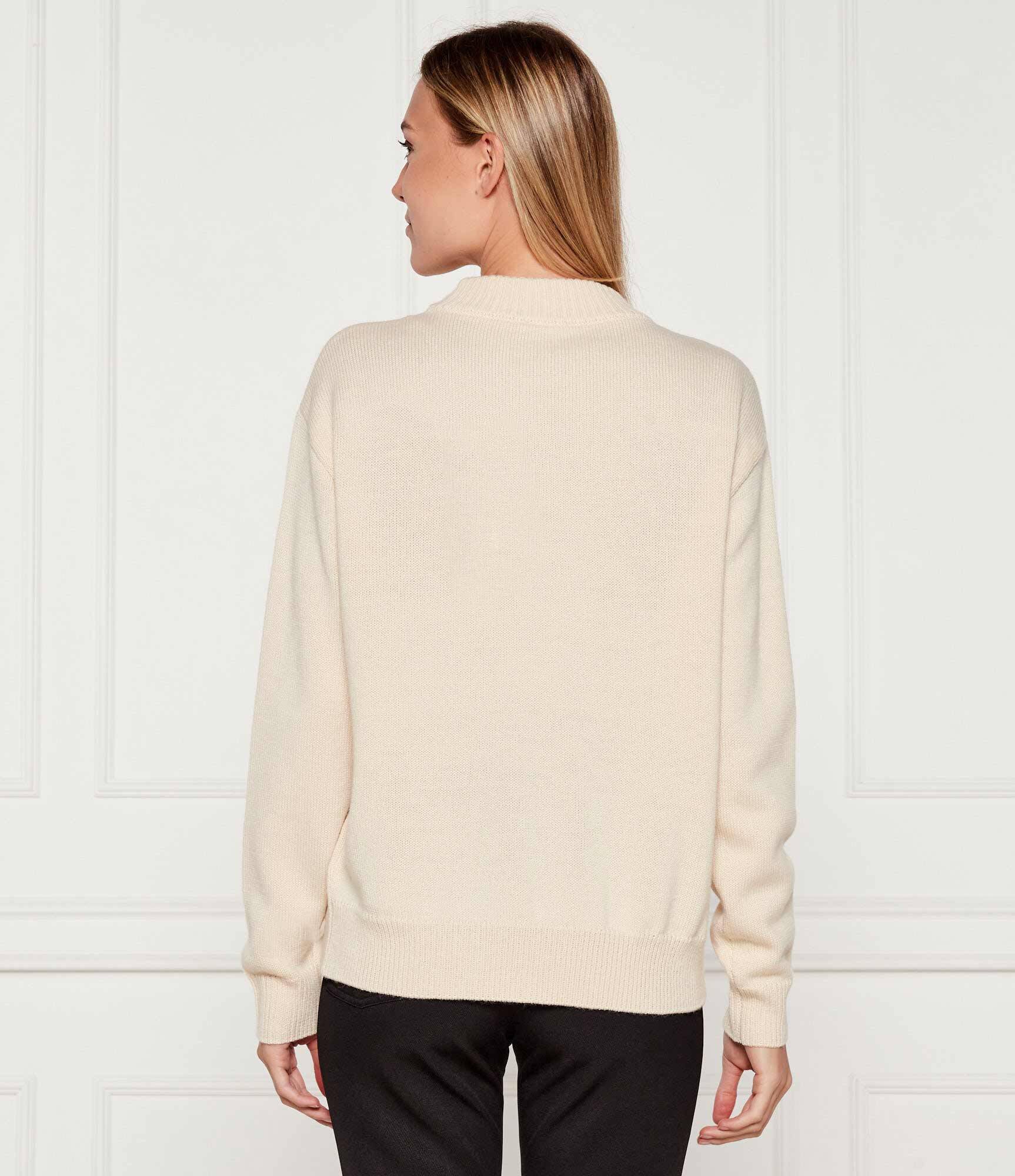 Patrizia Pepe Pulover | Relaxed fit cu adaos de lână