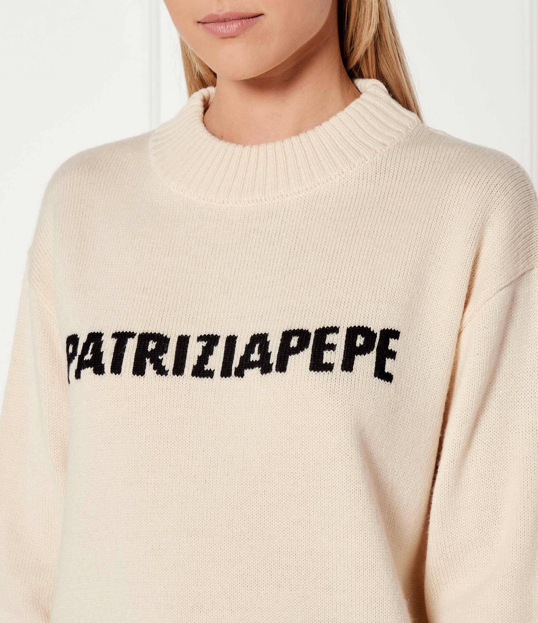 Patrizia Pepe Pulover | Relaxed fit cu adaos de lână