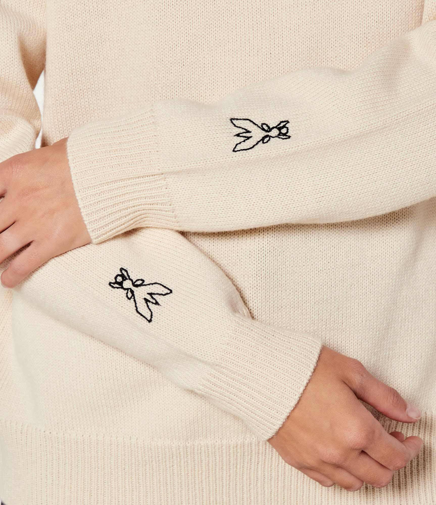 Patrizia Pepe Pulover | Relaxed fit cu adaos de lână