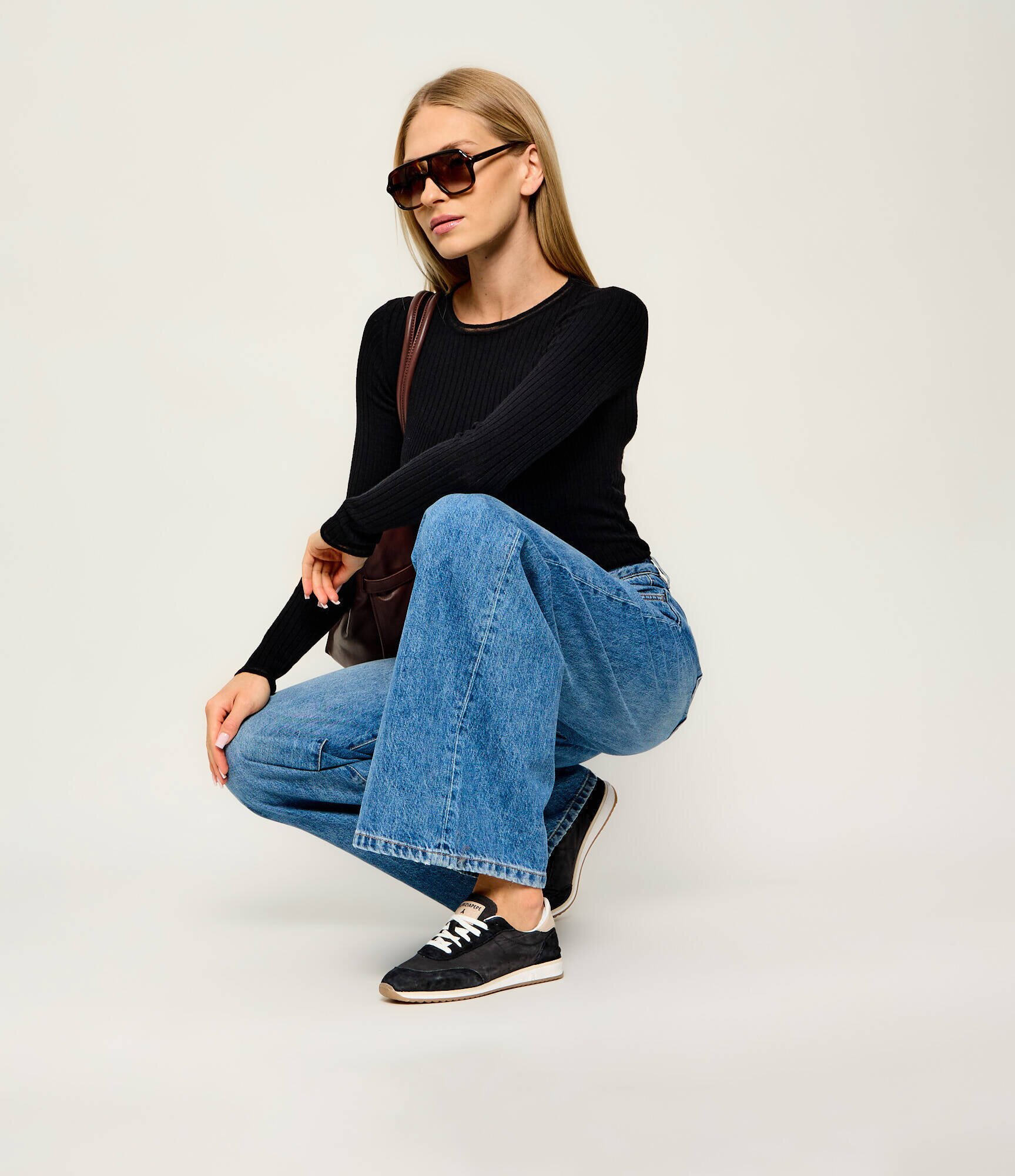 Patrizia Pepe Sneakers | piele întoarsă