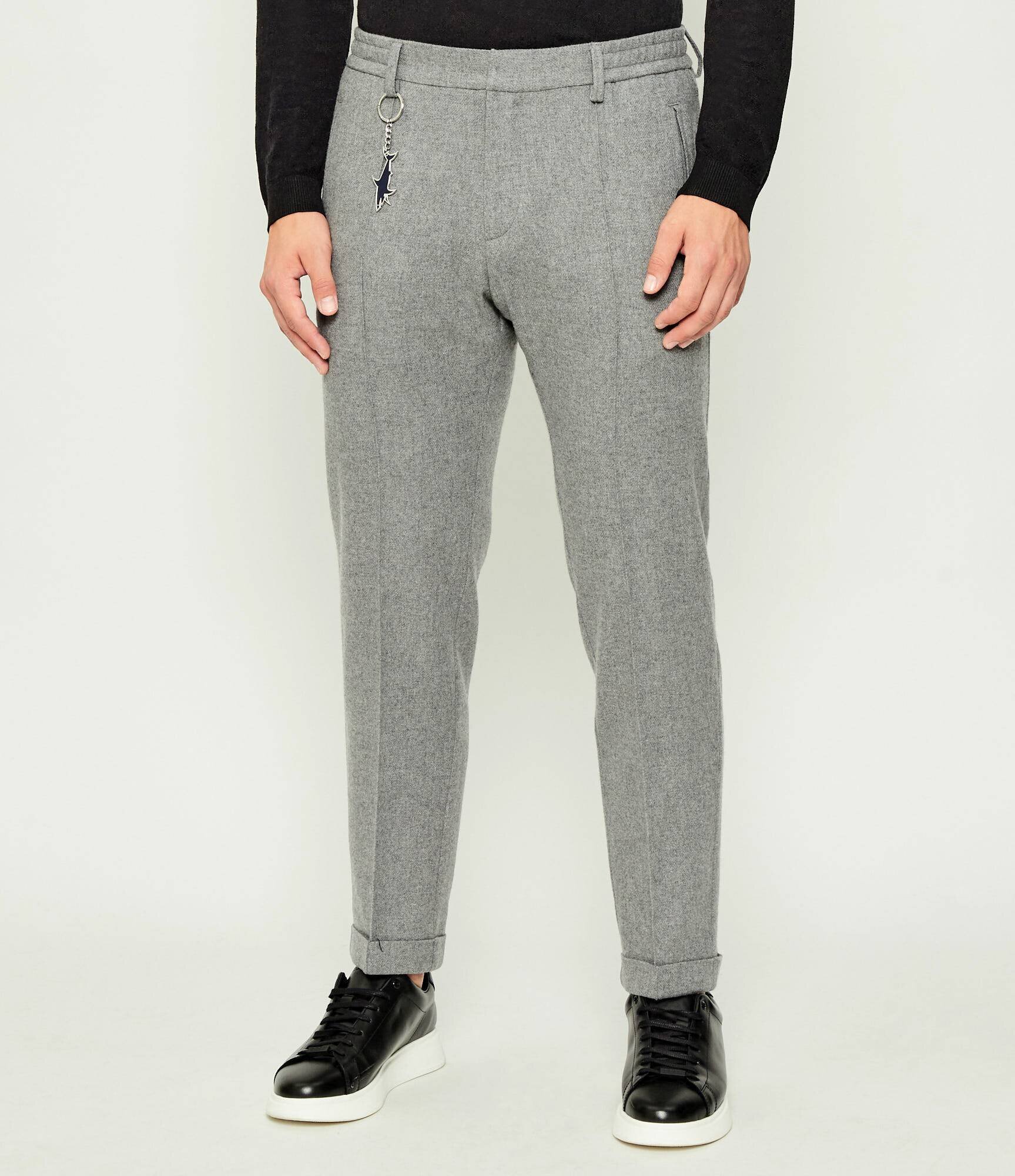 Paul & Shark De lână pantaloni chino | Regular Fit cu adaos de cașmir
