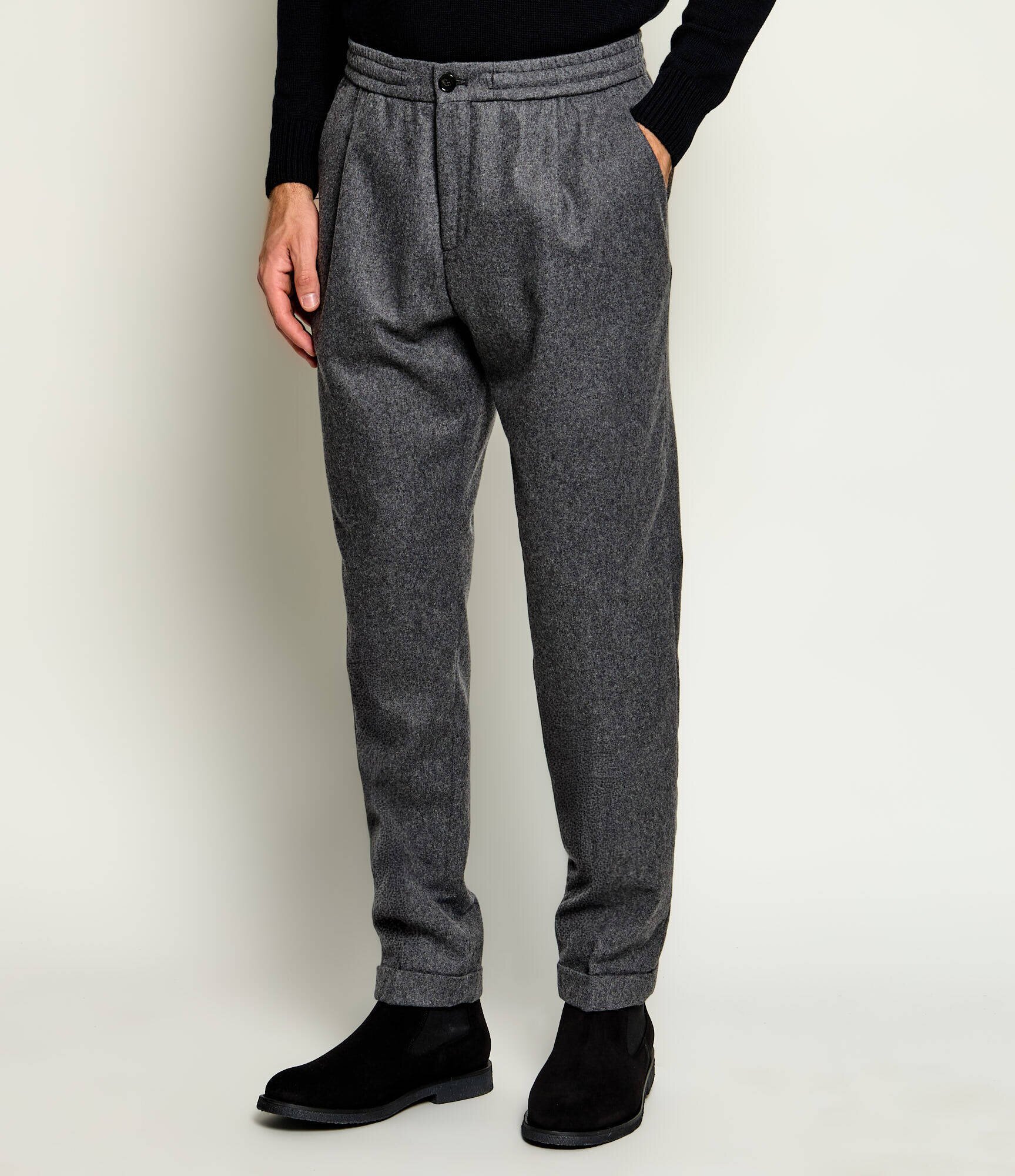Paul & Shark De lână pantaloni | Tapered fit