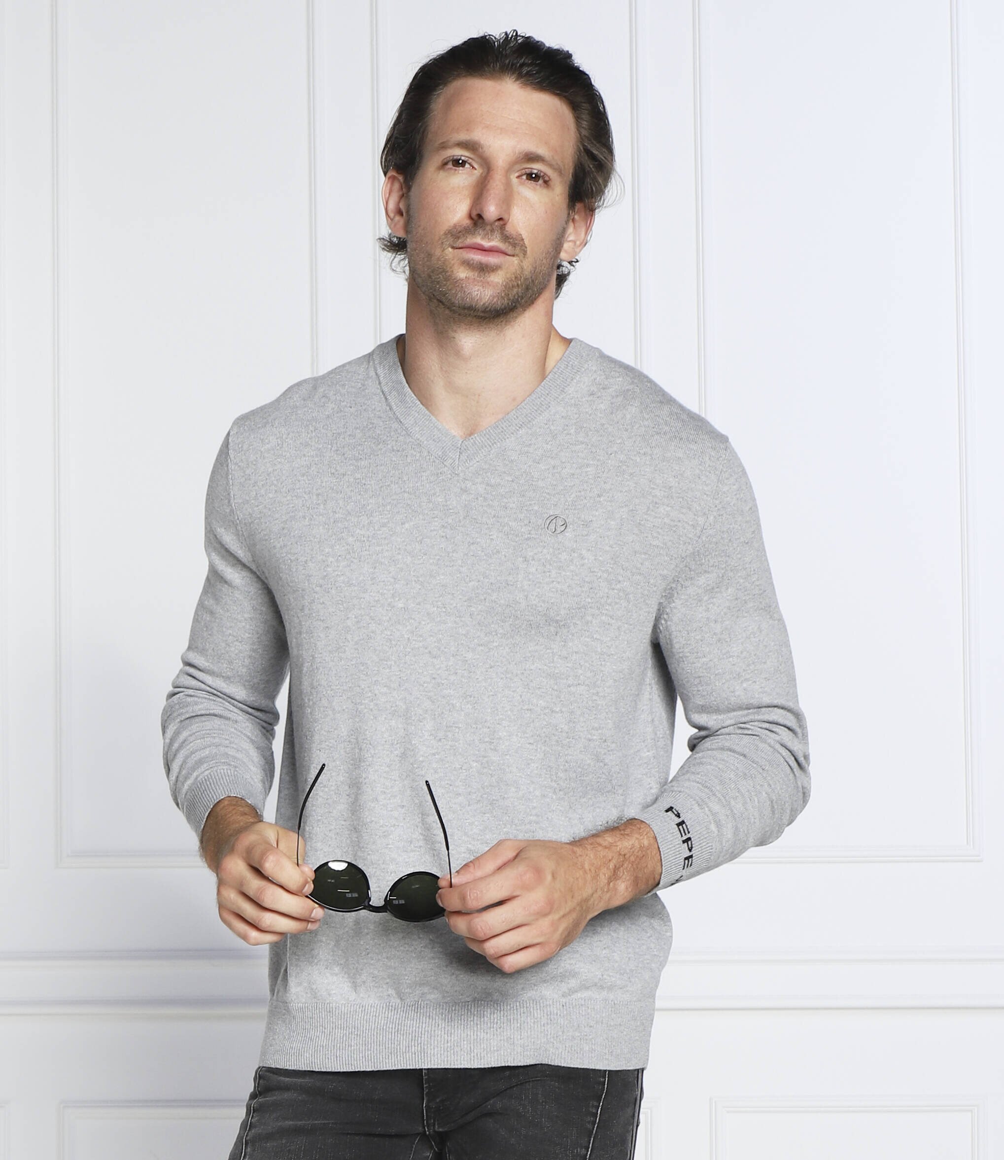 Pepe Jeans London Pulover ANDRE | Slim Fit cu adaos de lână și cașmir