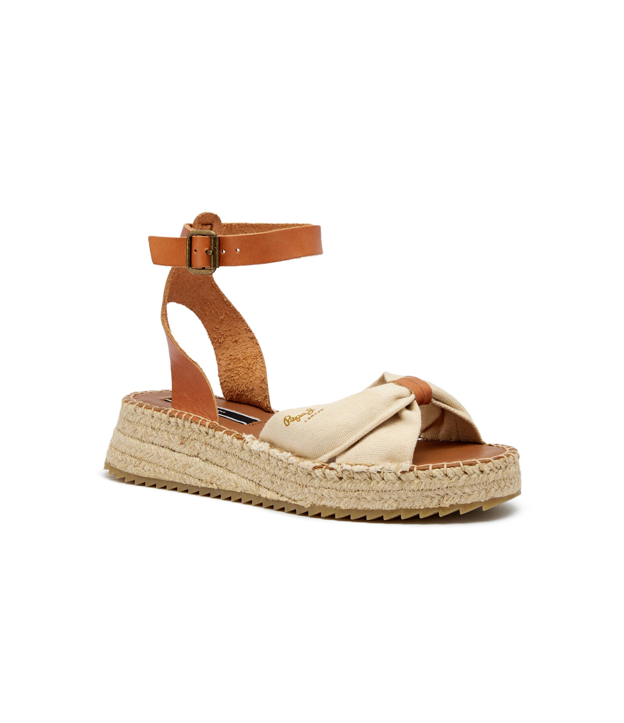 Pepe Jeans London Sandale Kate One cu adaos de piele