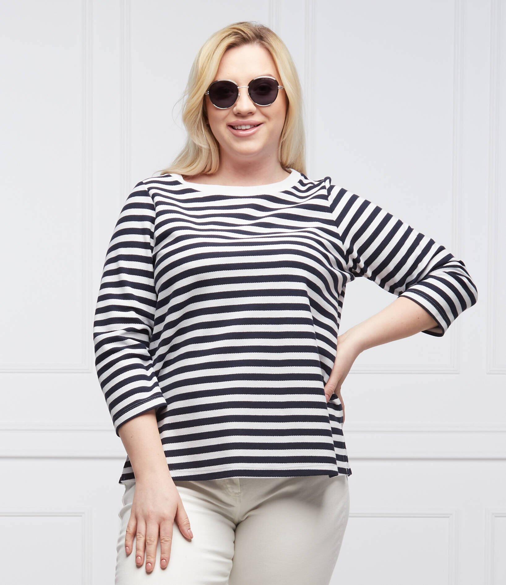 Persona by Marina Rinaldi Bluză OPALE Plus size | Straight fit