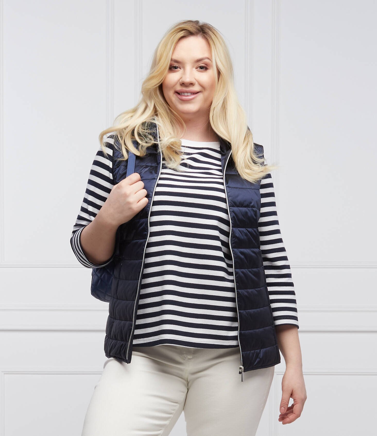 Persona by Marina Rinaldi Vestă PAGLIA Plus size| Regular Fit