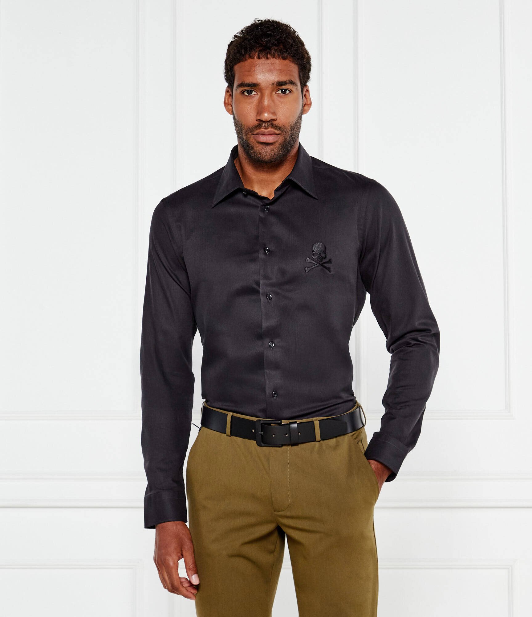 Philipp Plein Cămașă Herringbone | Regular Fit