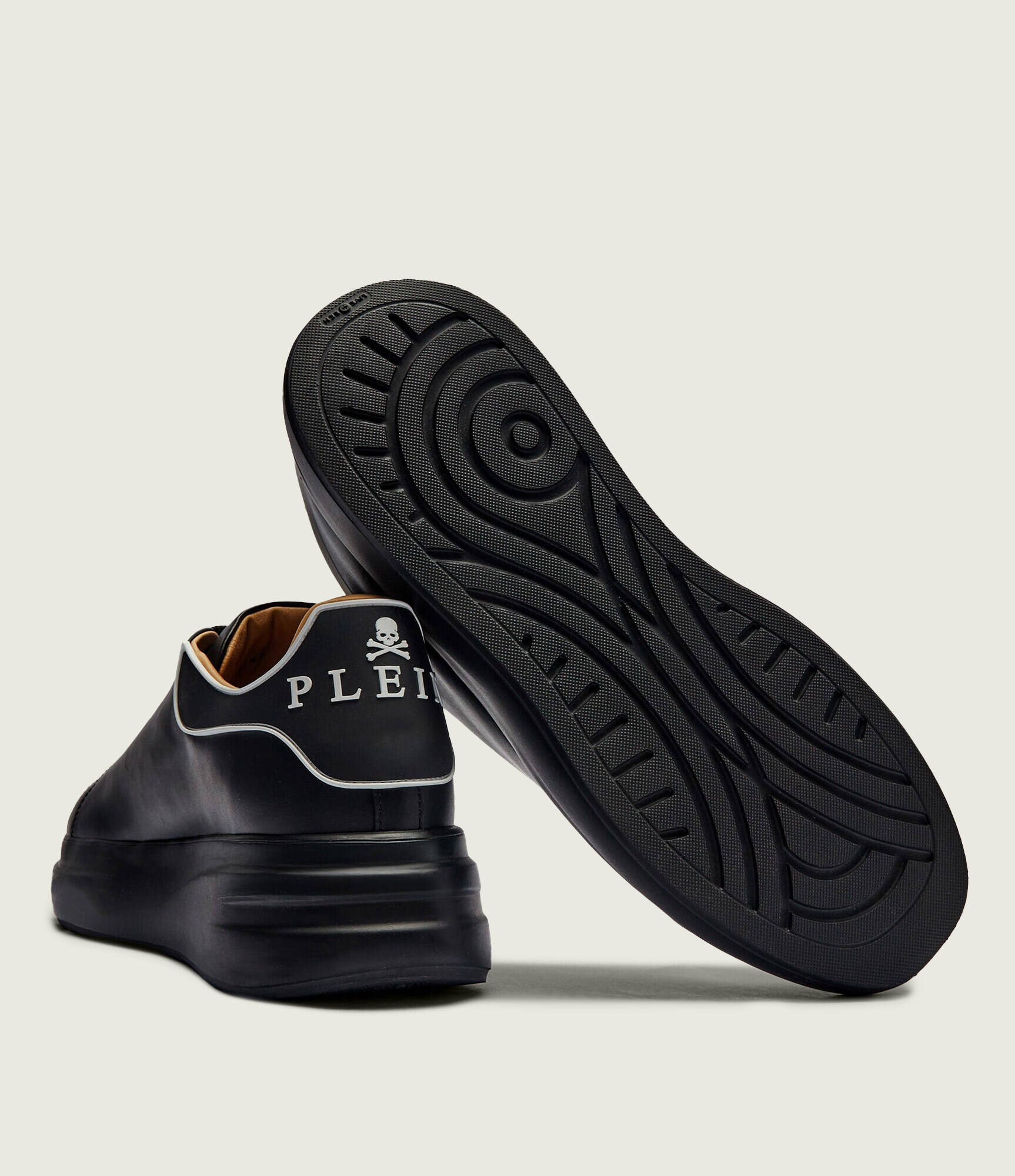 Philipp Plein De piele sneakers Lo-Top