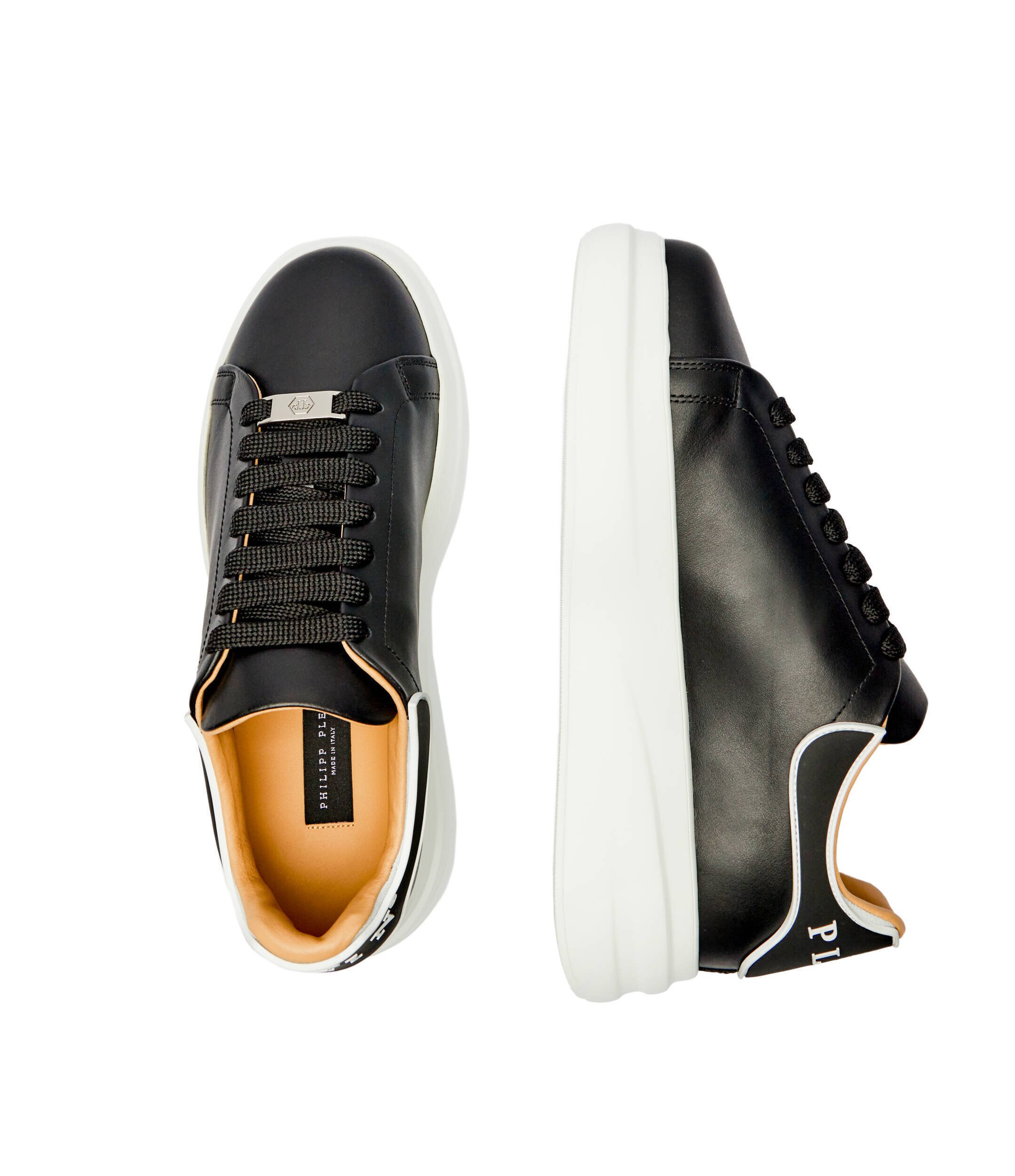 Philipp Plein De piele sneakers Lo-Top