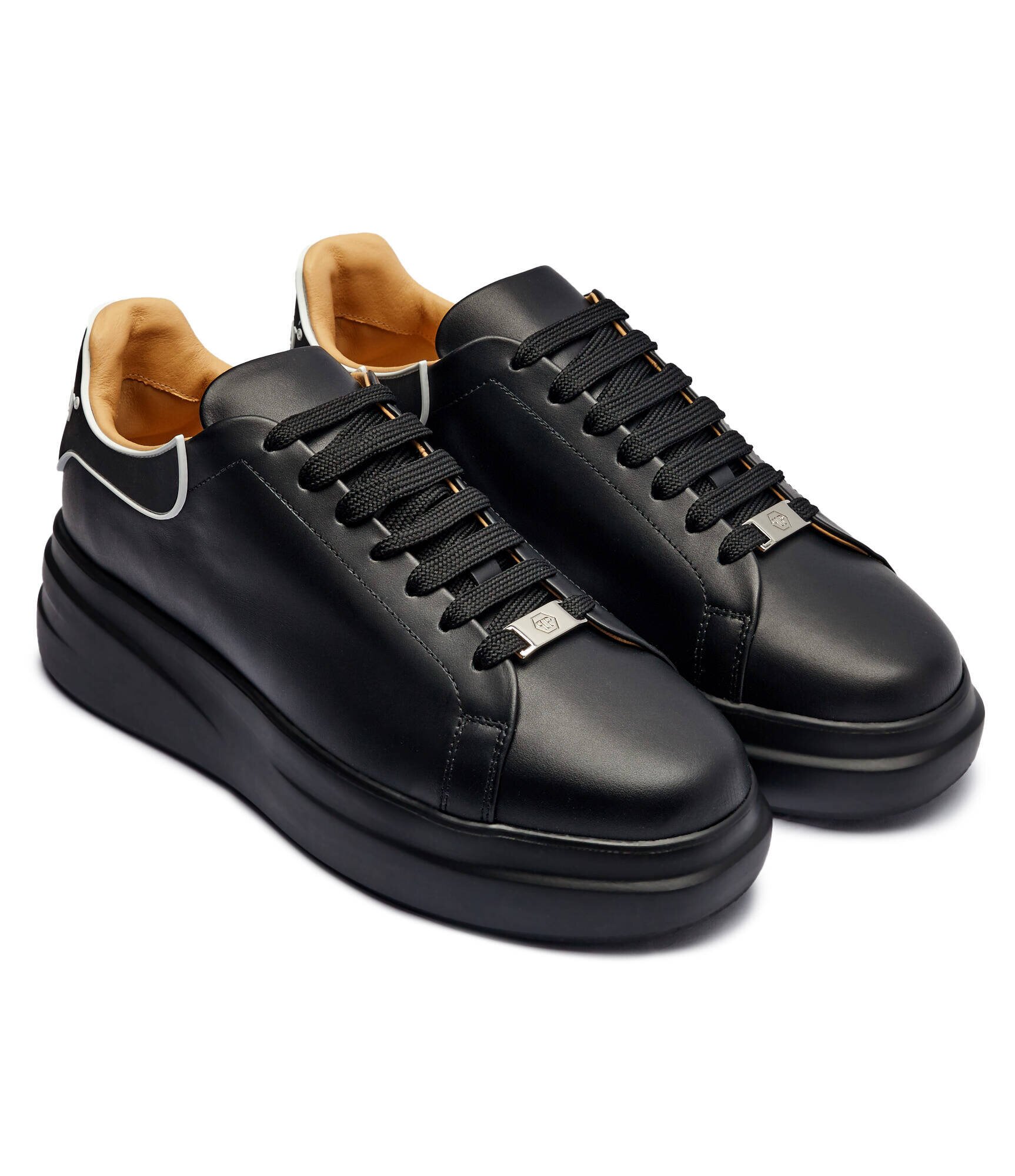Philipp Plein De piele sneakers Lo-Top