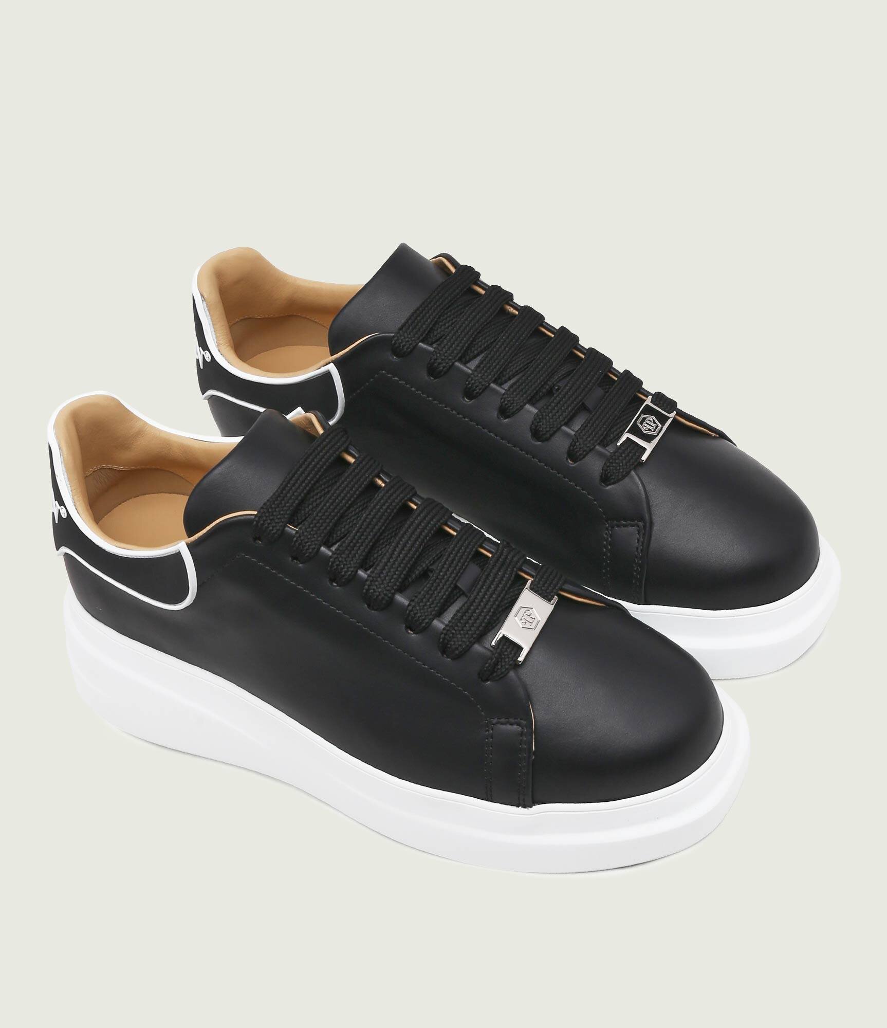 Philipp Plein De piele sneakers Lo-Top