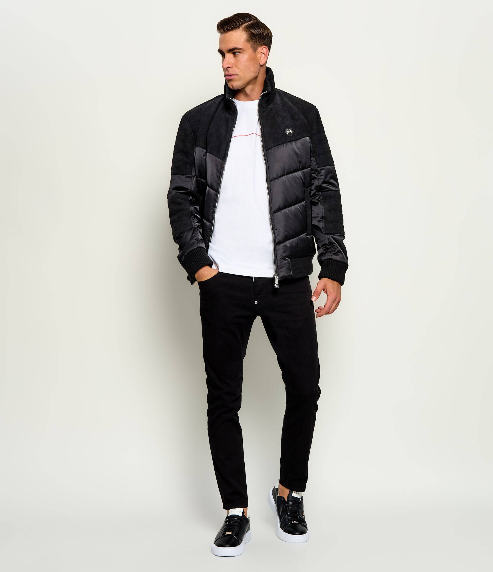 Philipp Plein Geacă | regular fit | piele întoarsă