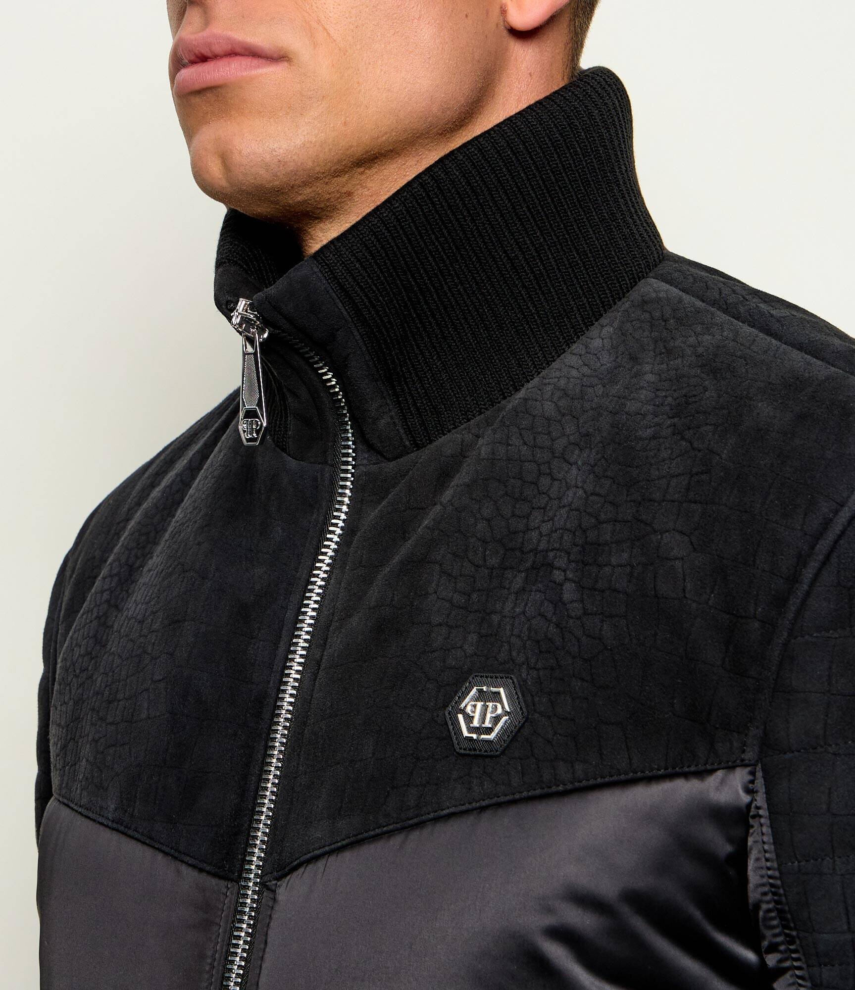Philipp Plein Geacă | regular fit | piele întoarsă
