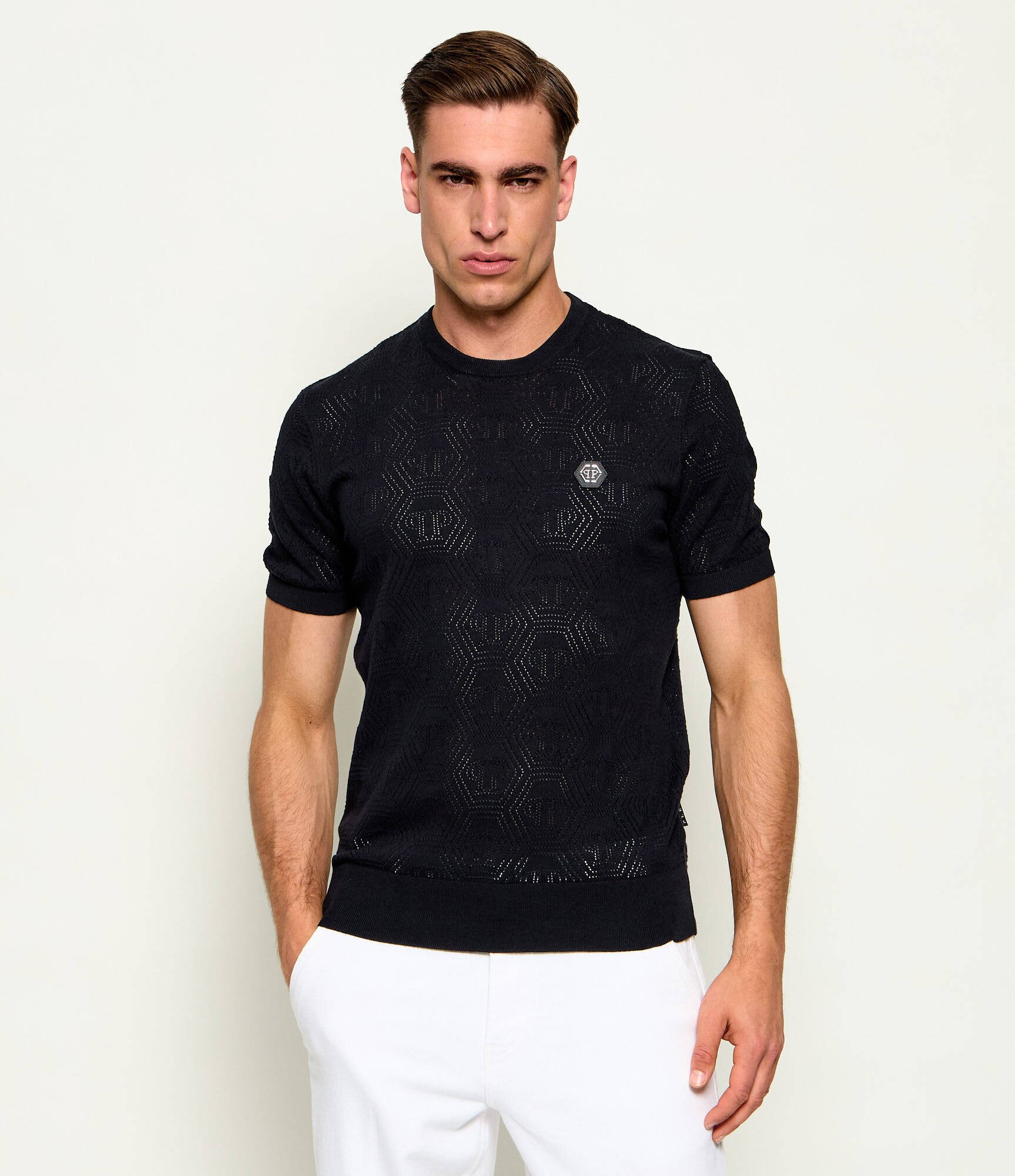Philipp Plein Pulover Monogram | Slim Fit