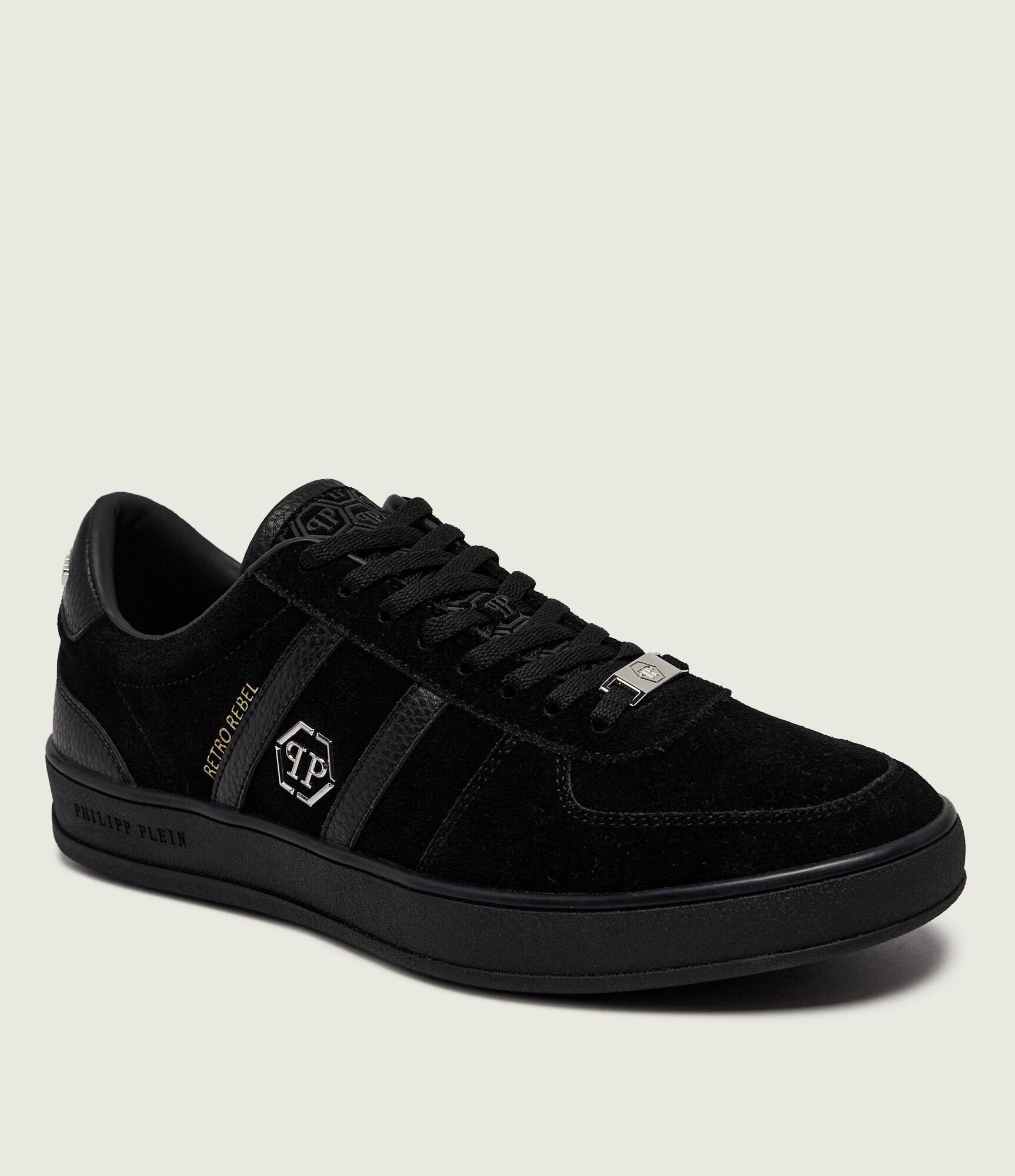 Philipp Plein Sneakers Retro Rebel | piele întoarsă