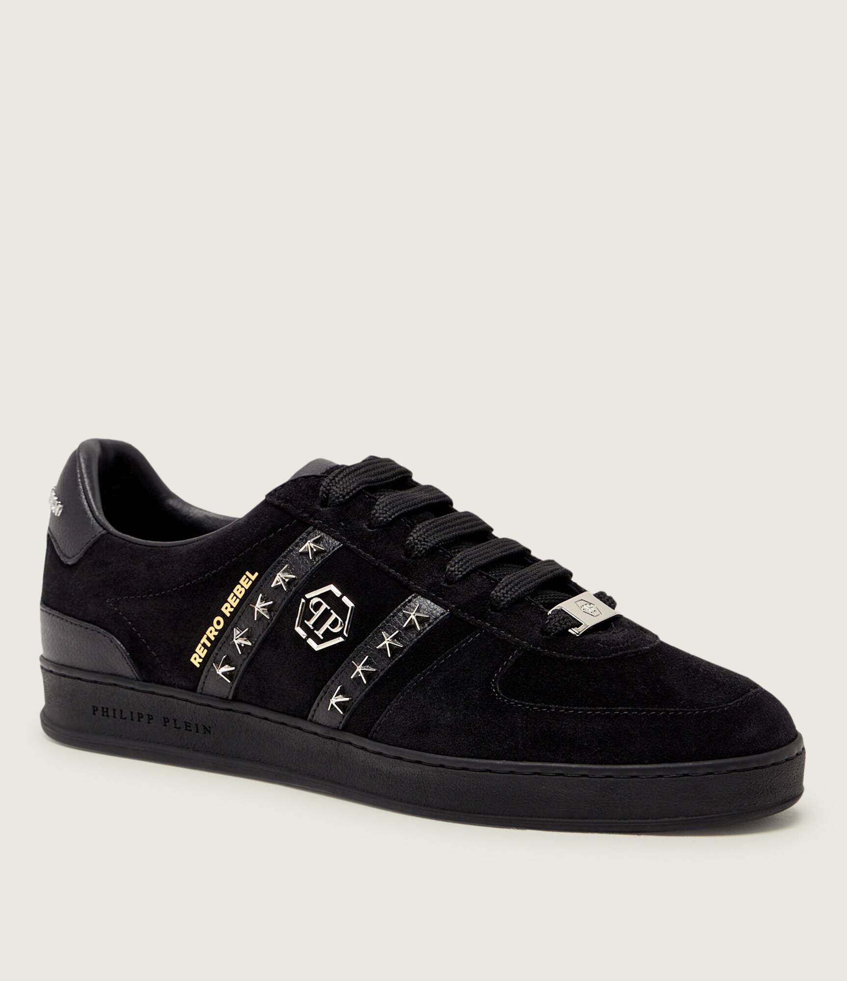 Philipp Plein Sneakers Retro Rebel | piele întoarsă