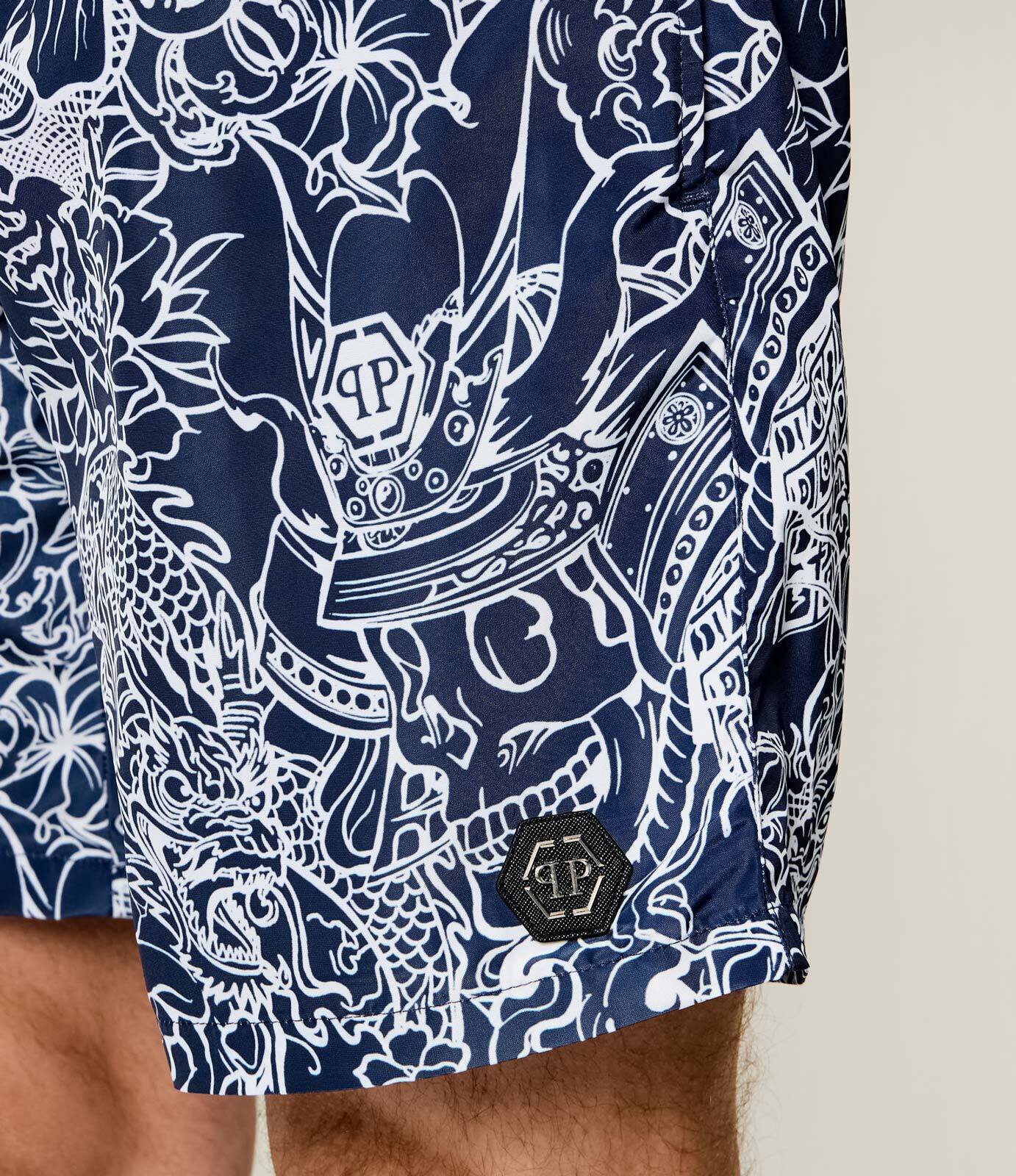 Philipp Plein Șorți de baie Skull Dragon | regular fit