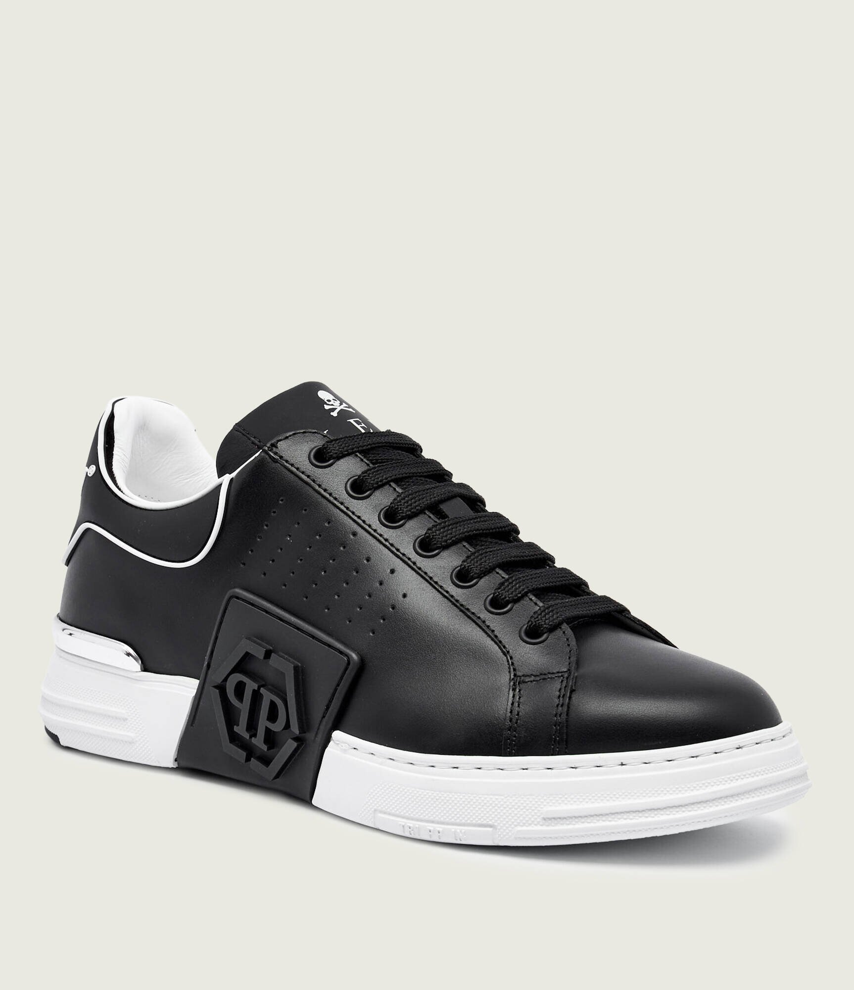 Philipp Plein Teniși din piele Hexagon AABS