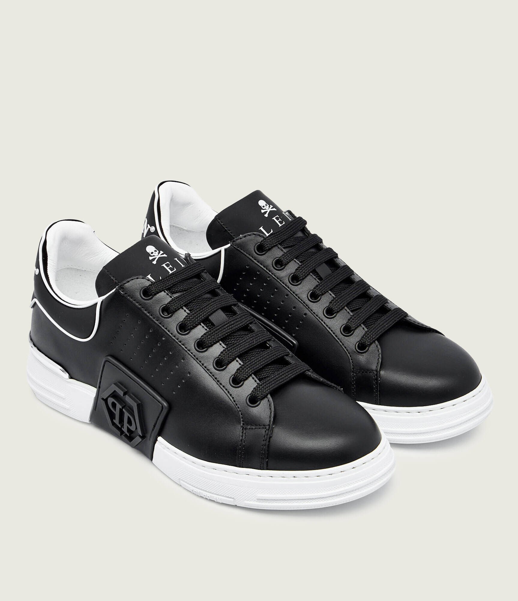 Philipp Plein Teniși din piele Hexagon AABS