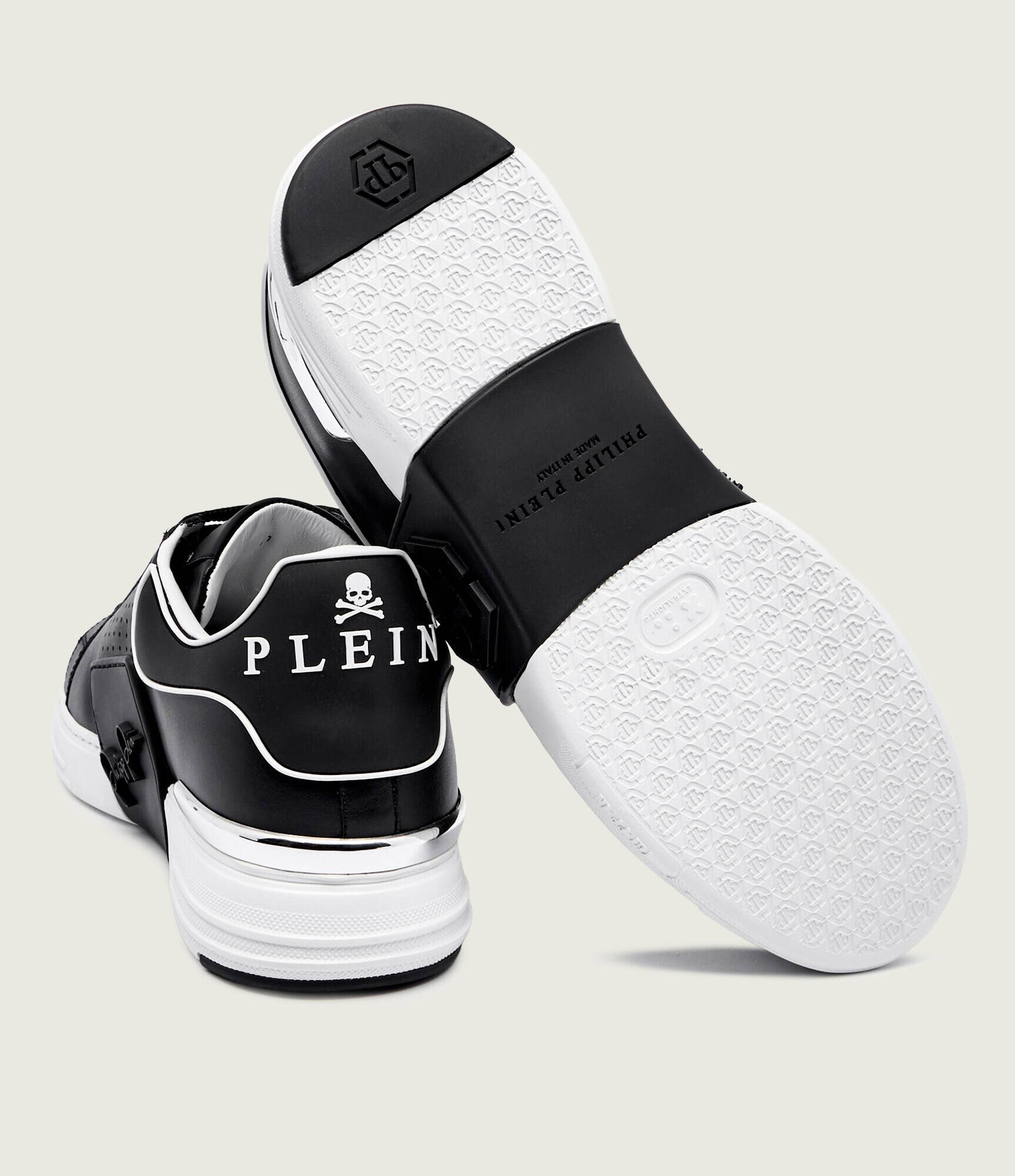 Philipp Plein Teniși din piele Hexagon AABS