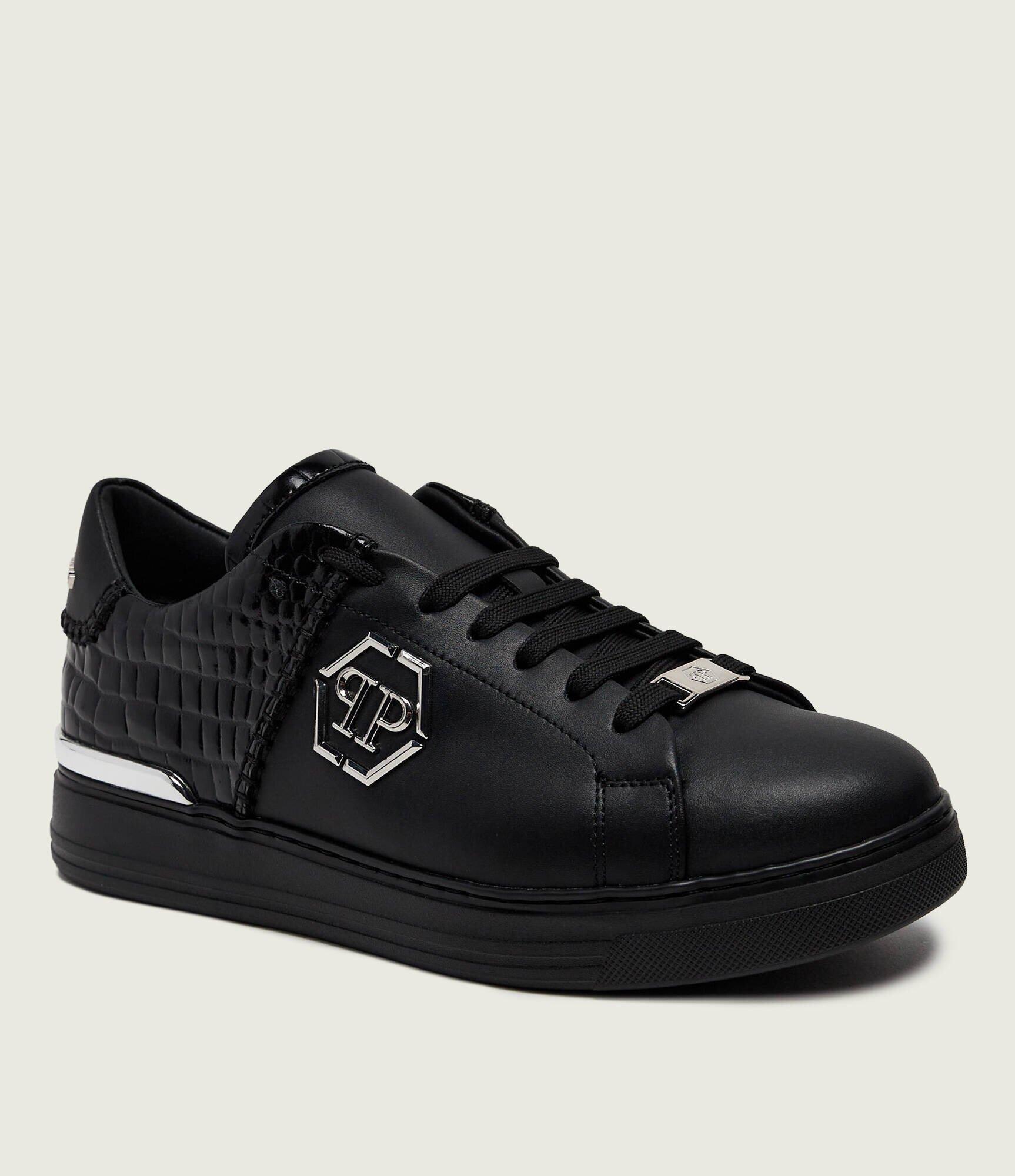 Philipp Plein Teniși din piele ICON