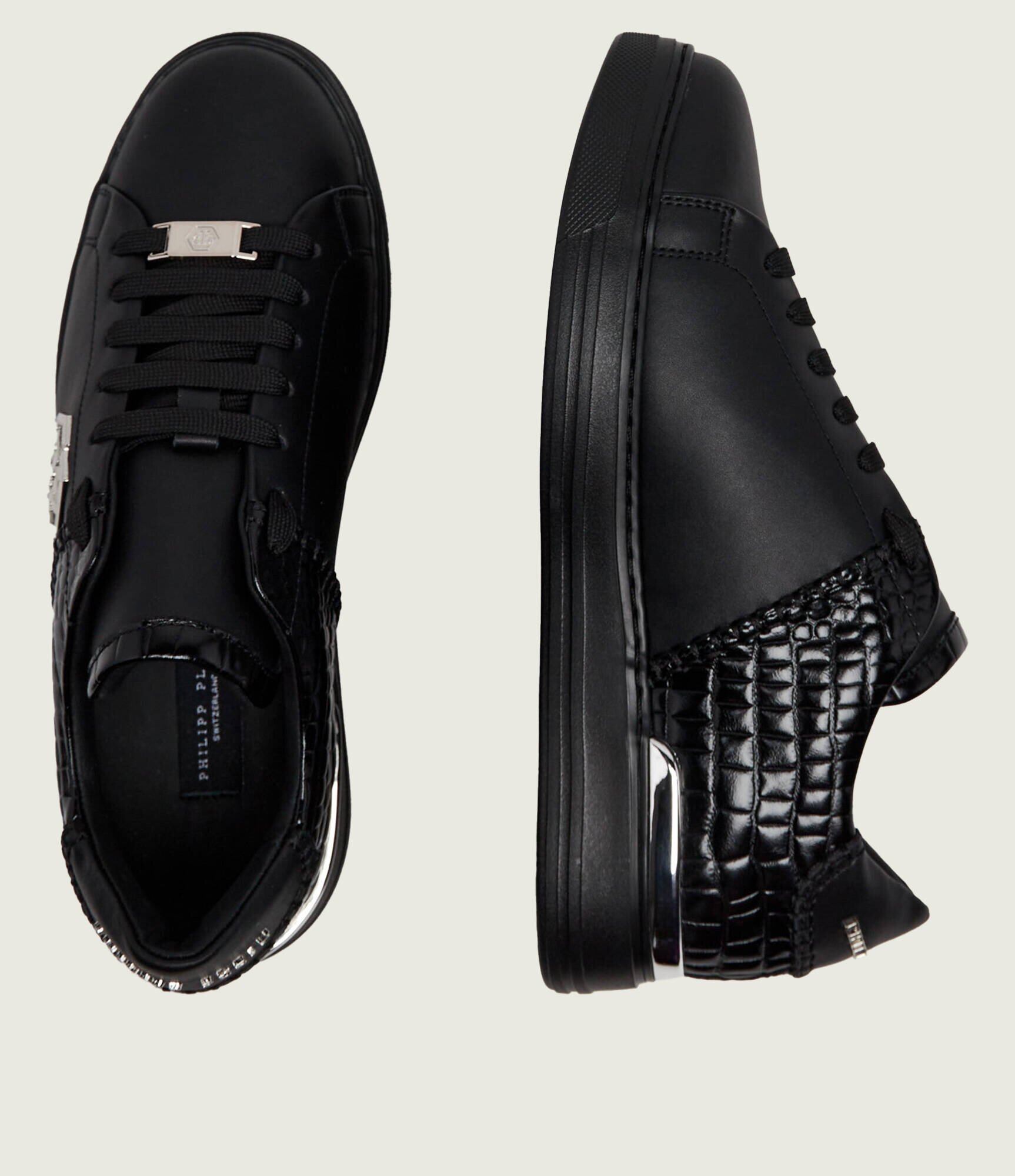 Philipp Plein Teniși din piele ICON