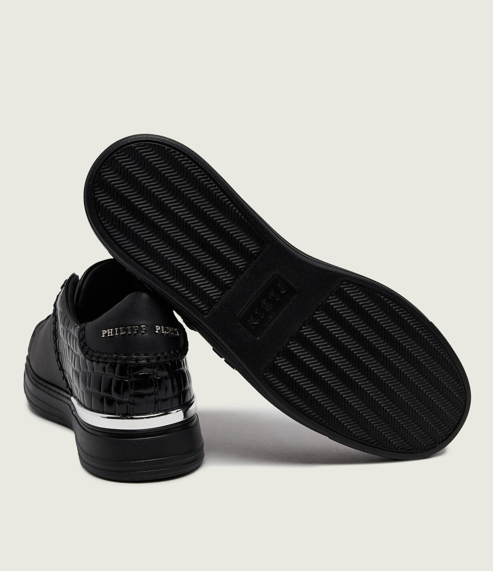 Philipp Plein Teniși din piele ICON