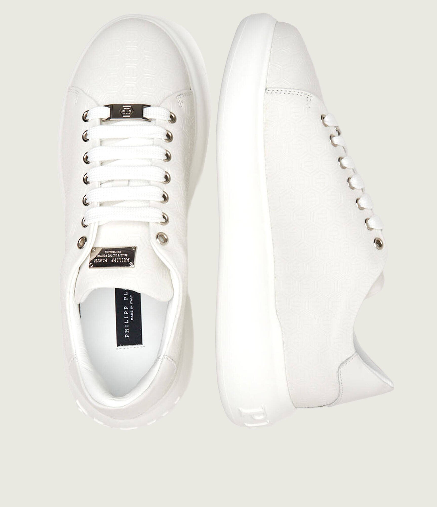 Philipp Plein Teniși din piele Low top