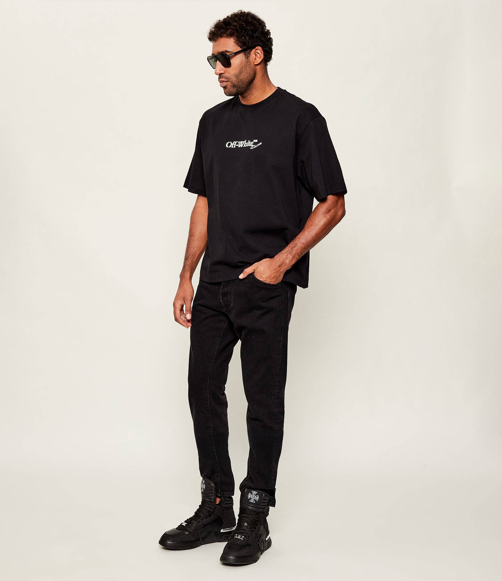 Philipp Plein Teniși din piele Nubuck Mid top Phantom