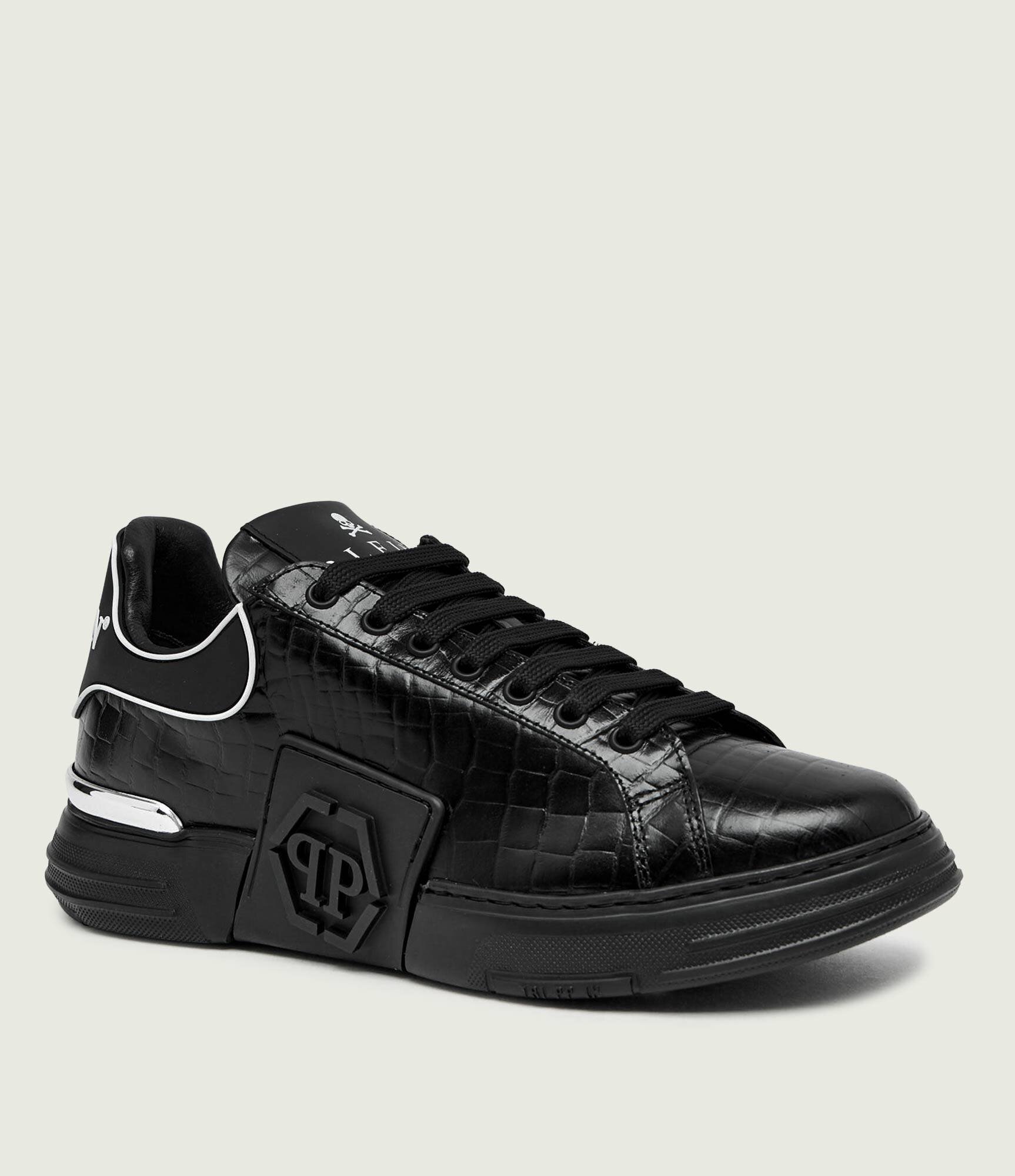 Philipp Plein Teniși din piele Phantom Kick$
