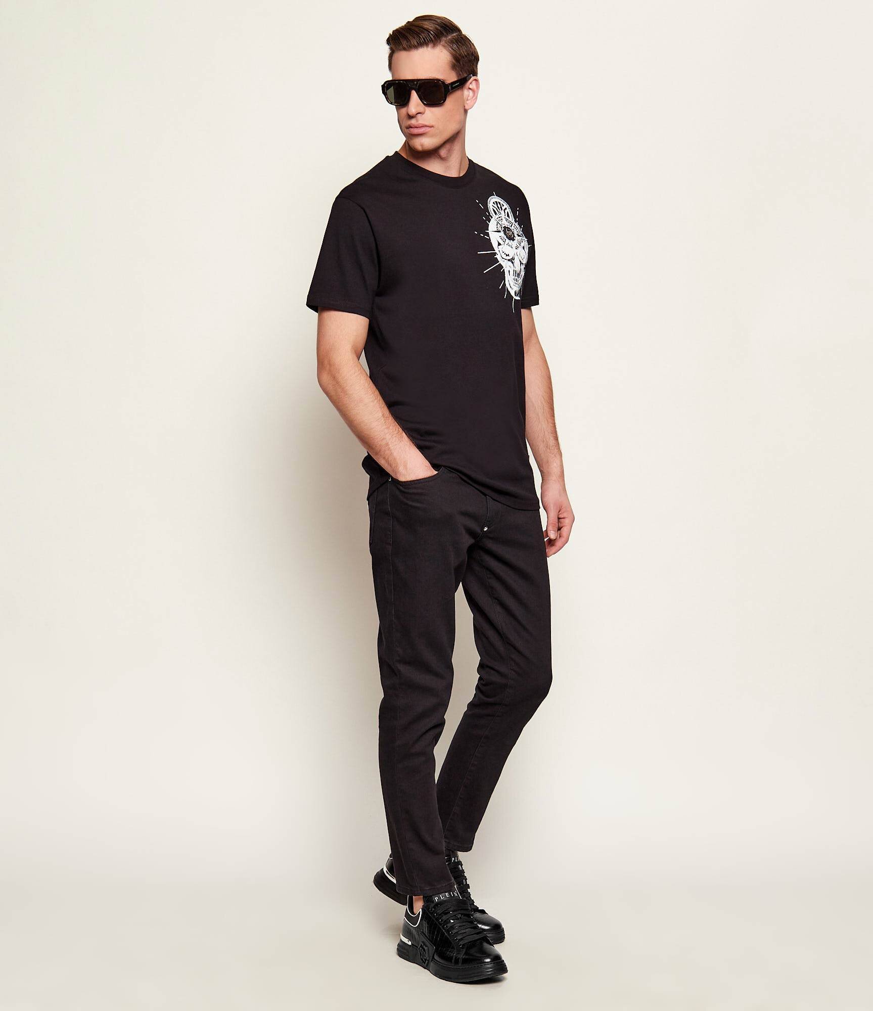Philipp Plein Teniși din piele Phantom Kick$