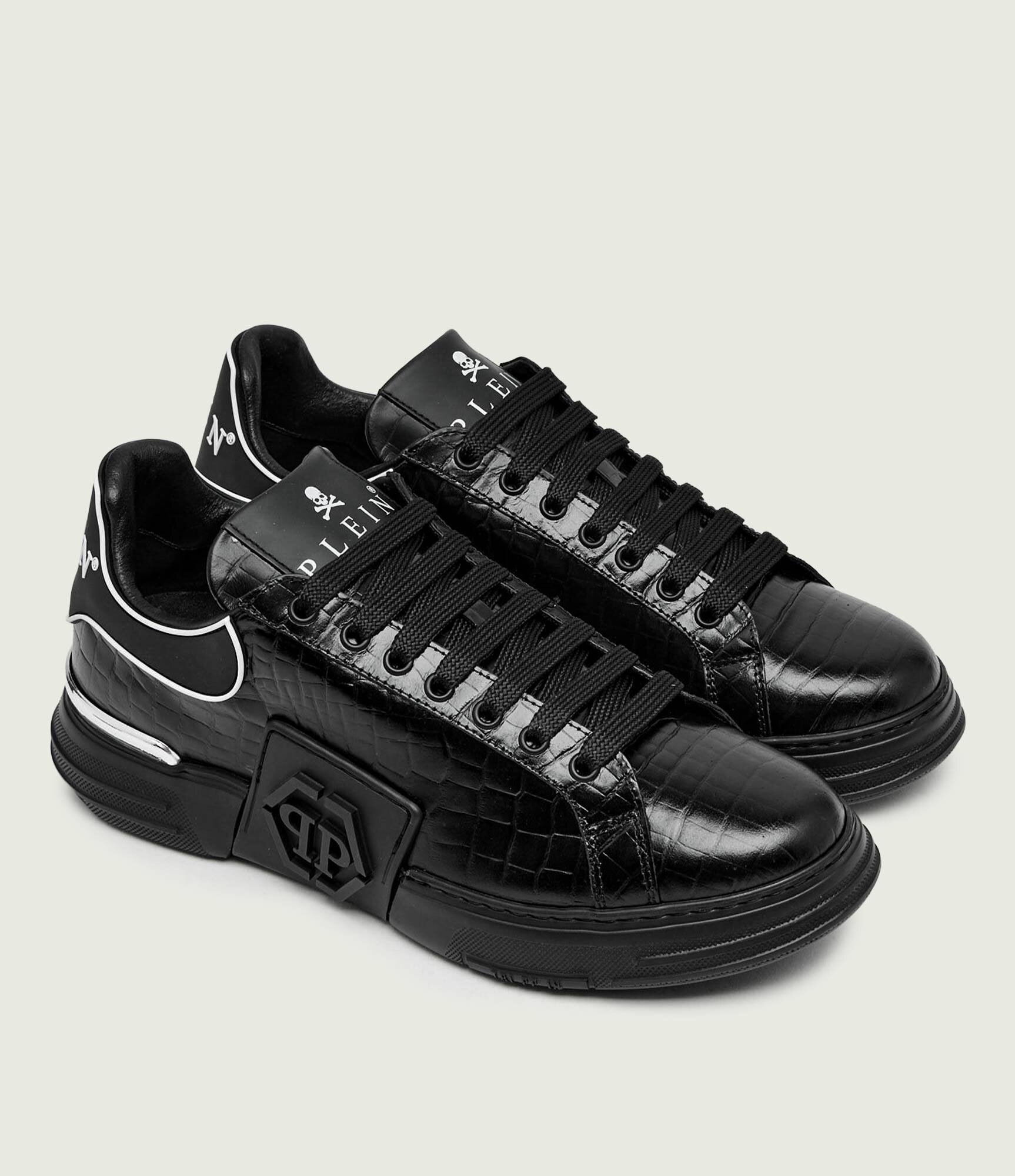 Philipp Plein Teniși din piele Phantom Kick$
