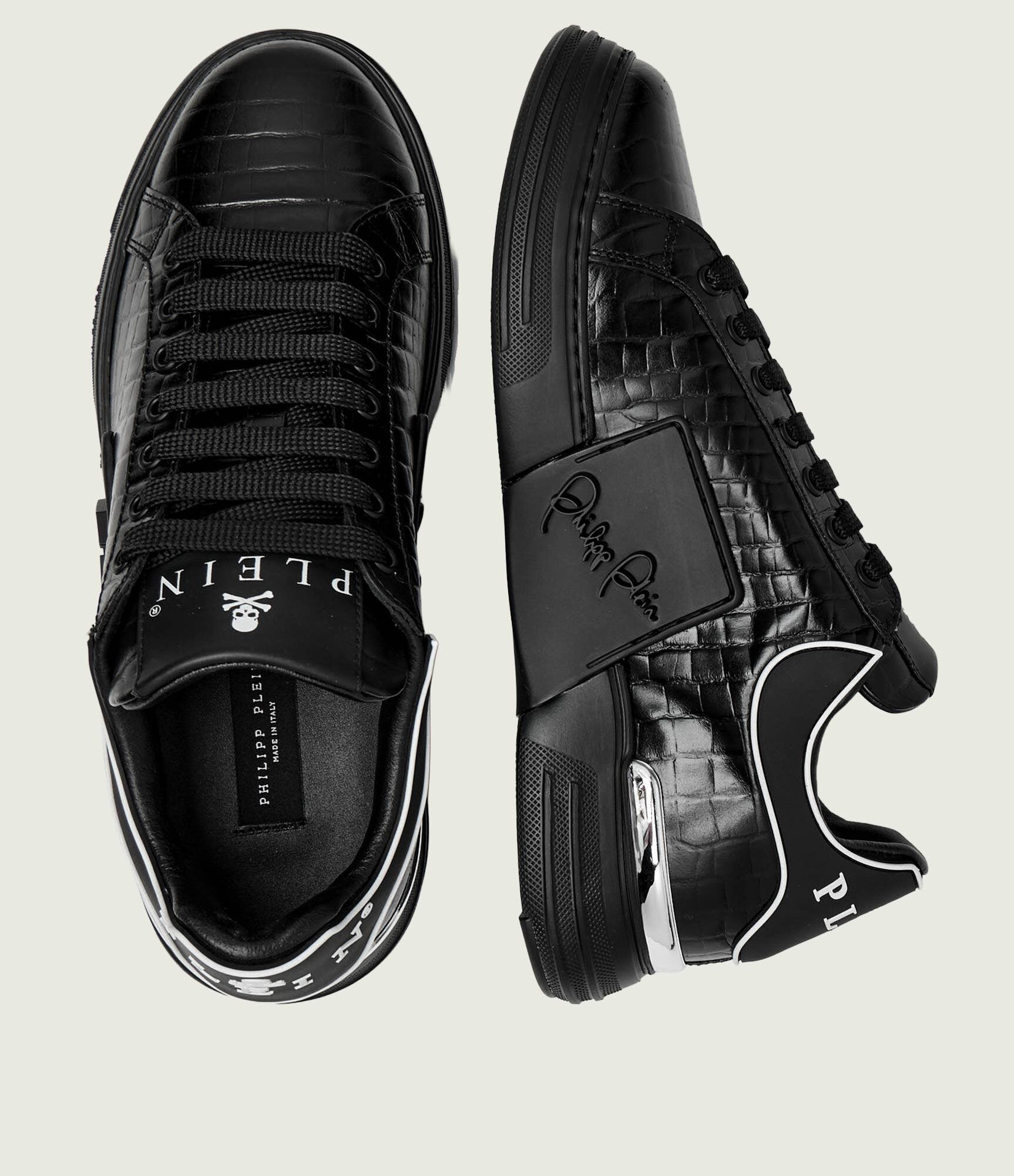 Philipp Plein Teniși din piele Phantom Kick$