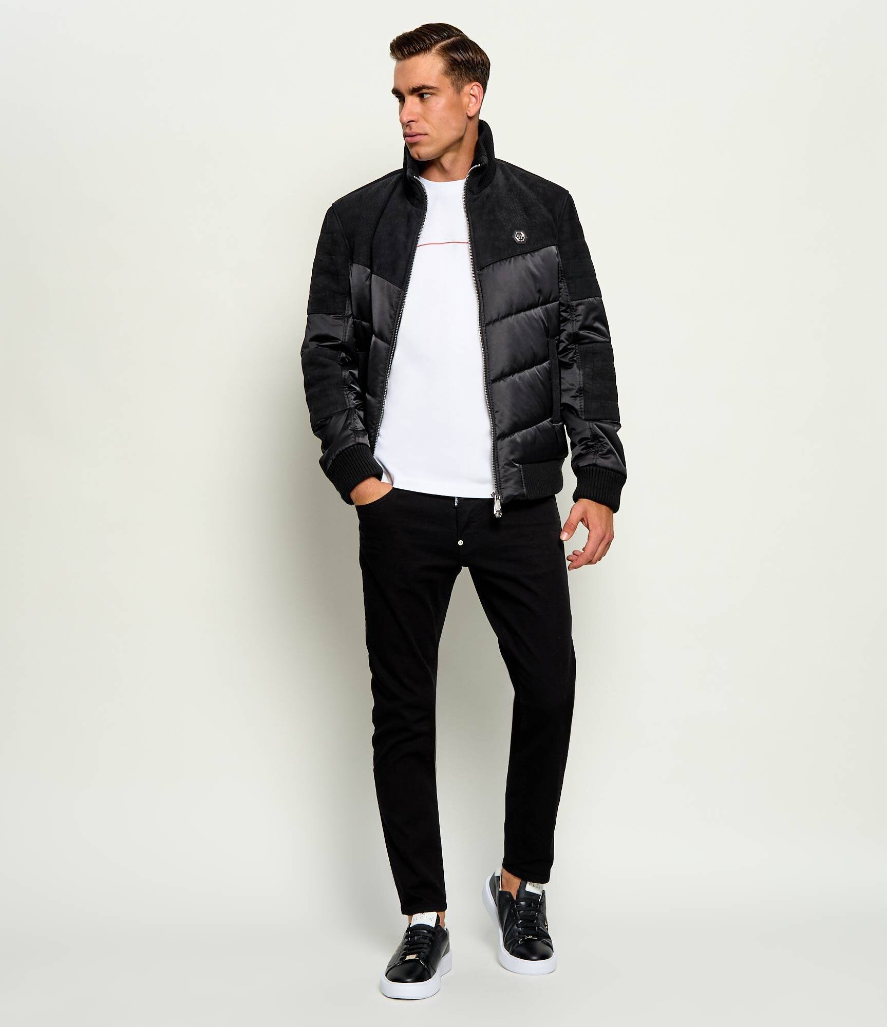 Philipp Plein Teniși din piele Signature