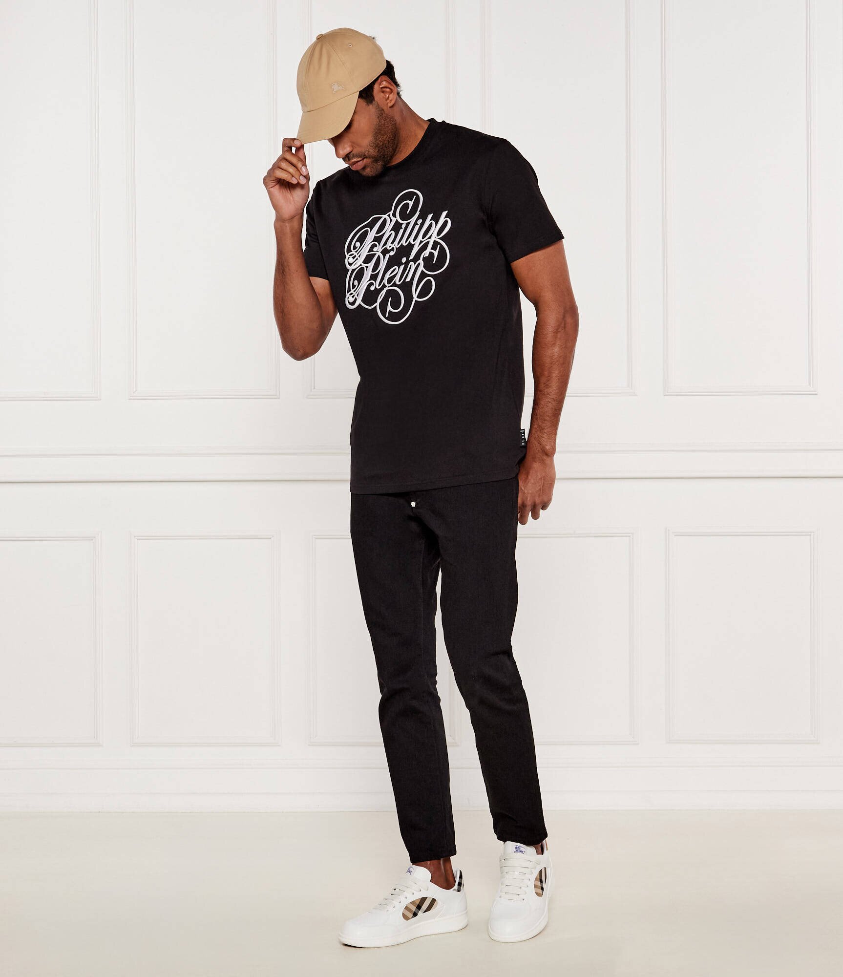 Philipp Plein Tricou Coursive | Regular Fit