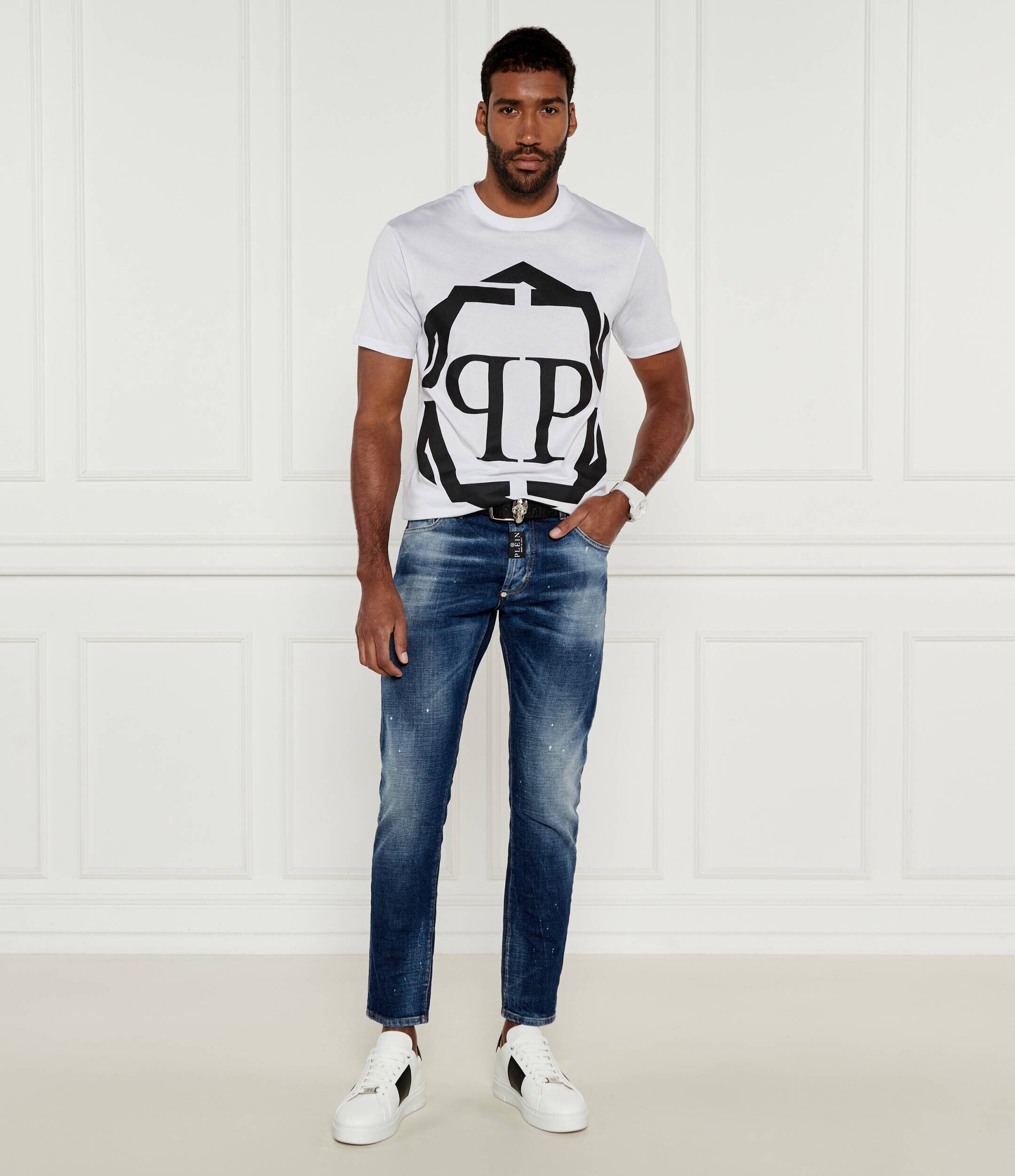 Philipp Plein Tricou Hexagon | Regular Fit
