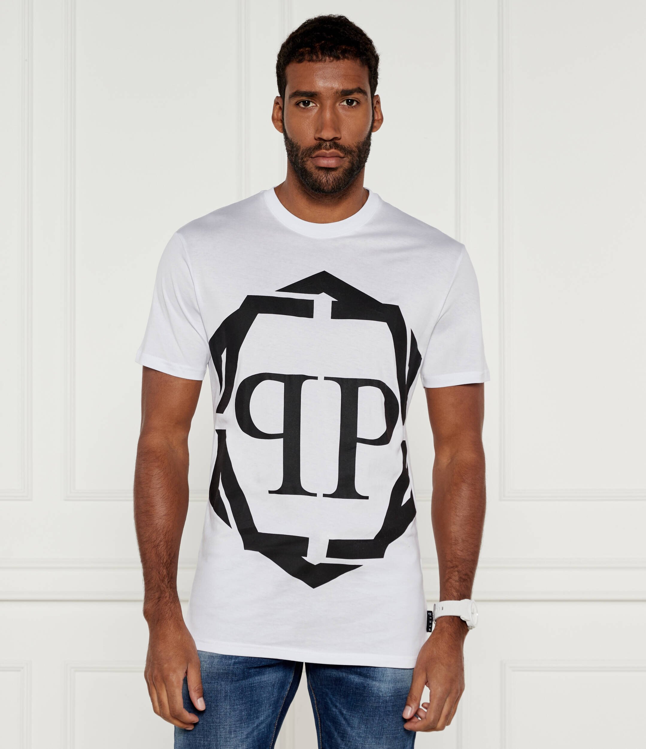 Philipp Plein Tricou Hexagon | Regular Fit