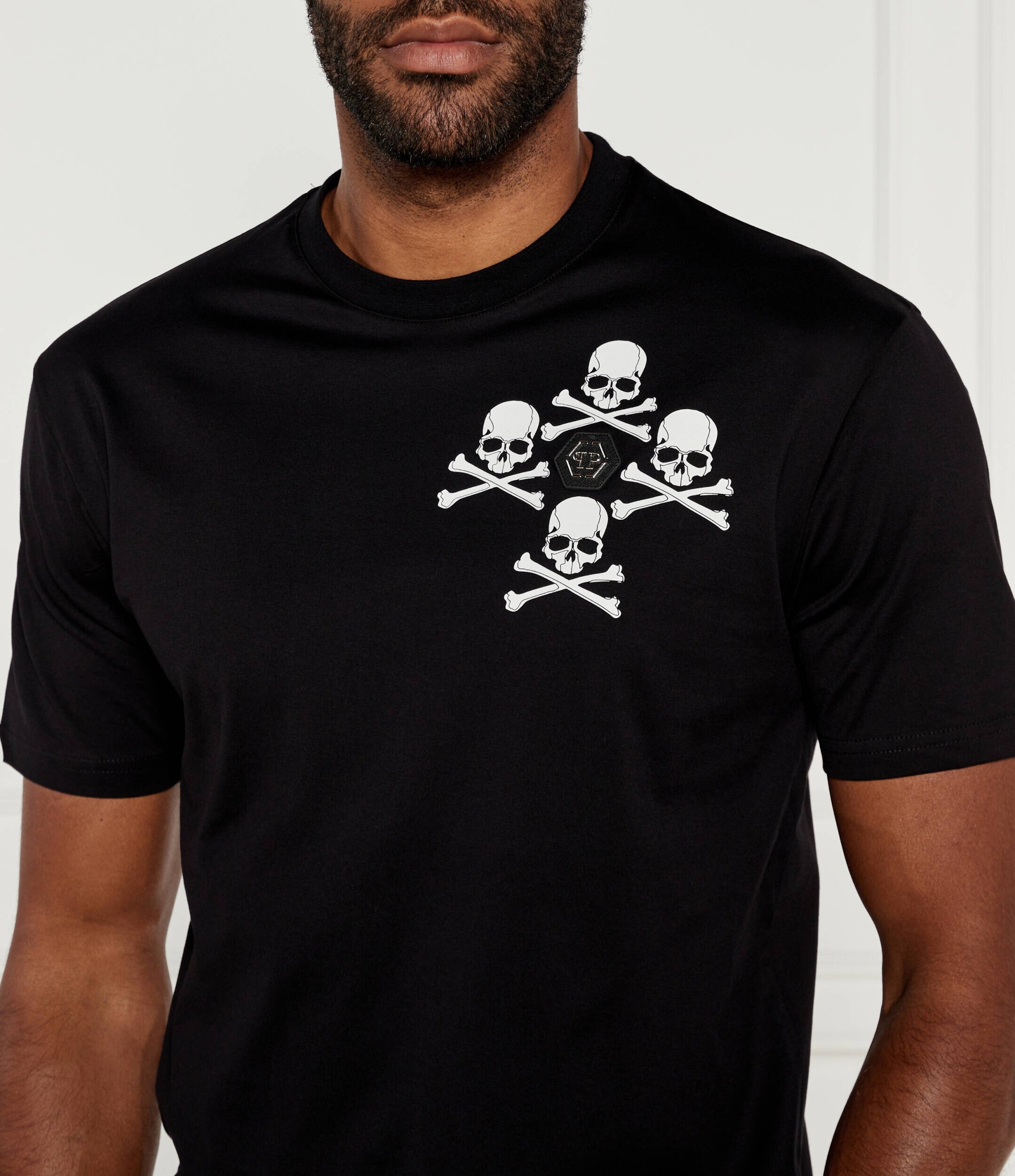 Philipp Plein Tricou Skull&Bones | Regular Fit