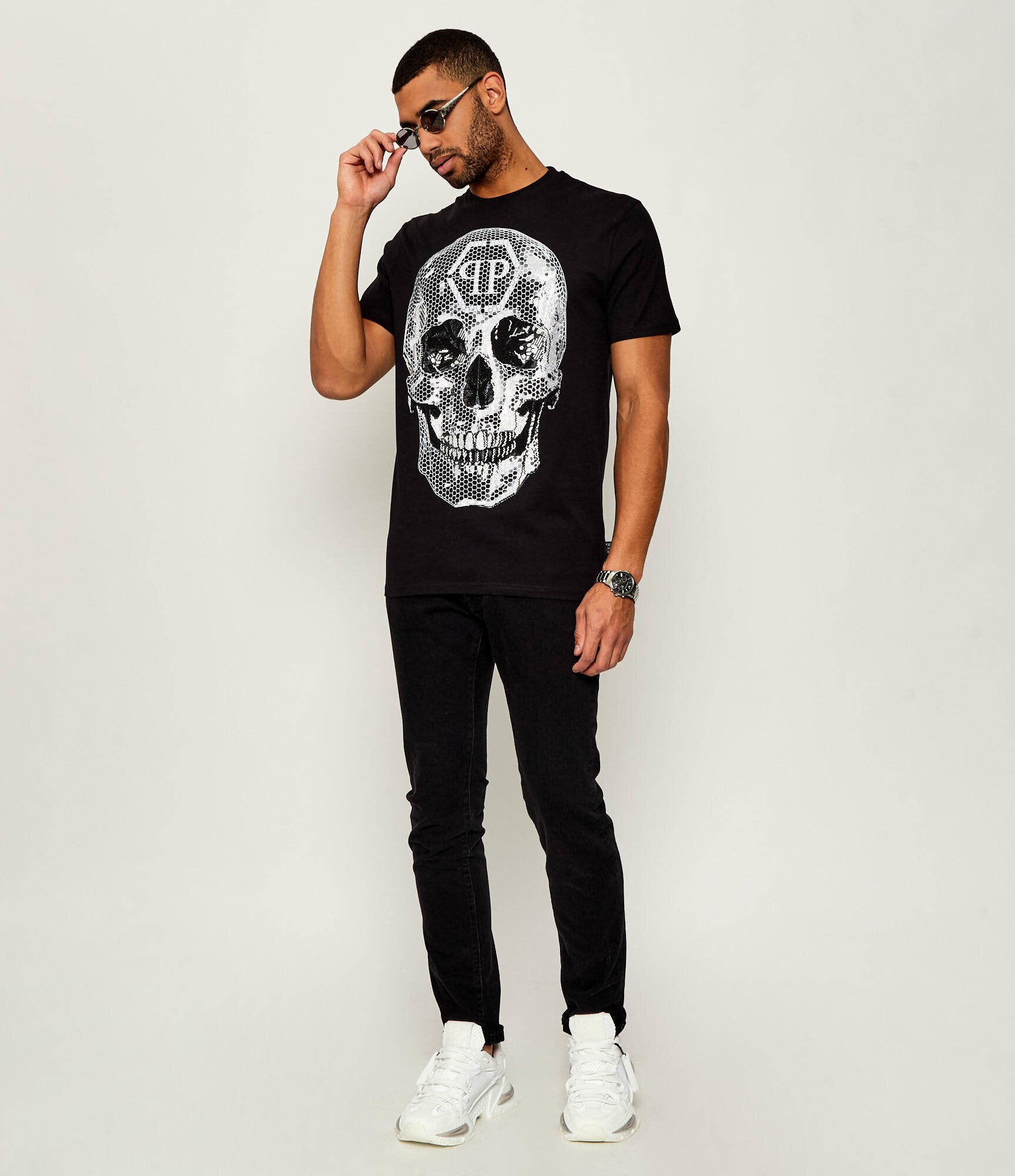 Philipp Plein Tricou Skull Strass | regular fit