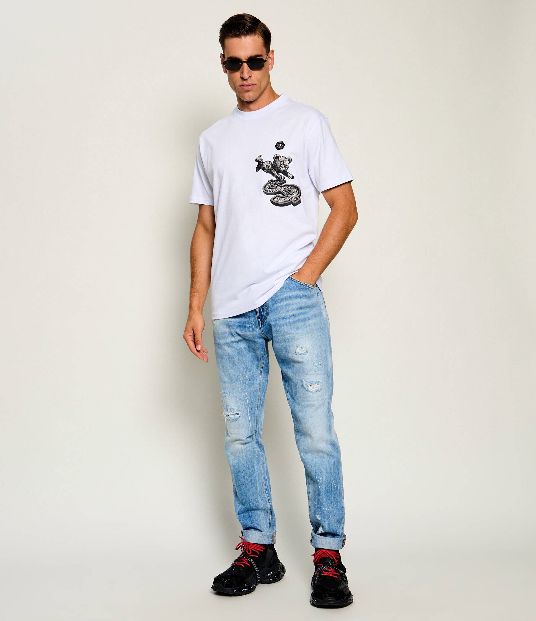 Philipp Plein Tricou Teddy Dollar | regular fit