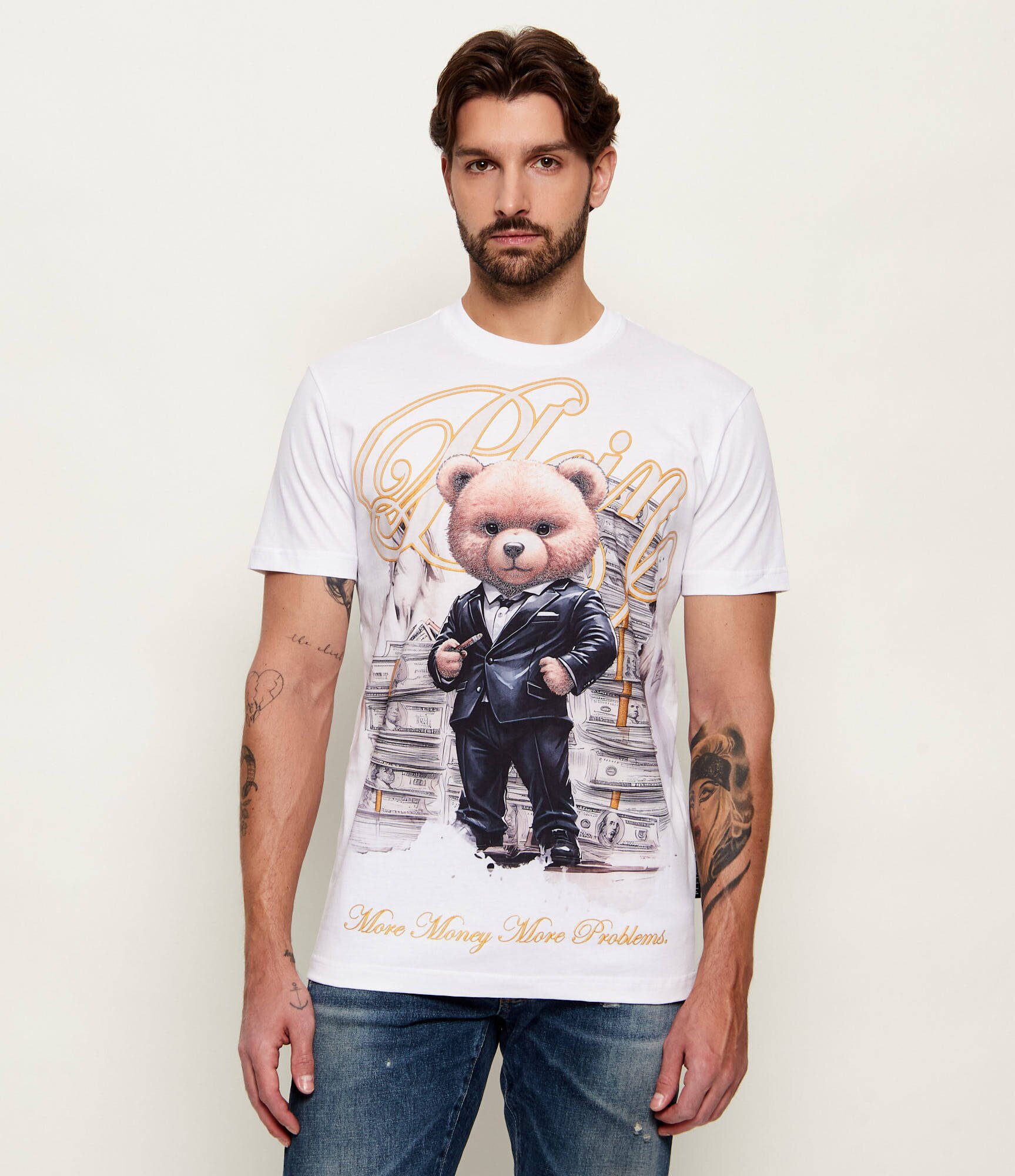 Philipp Plein Tricou Teddy Tuxedo| regular fit