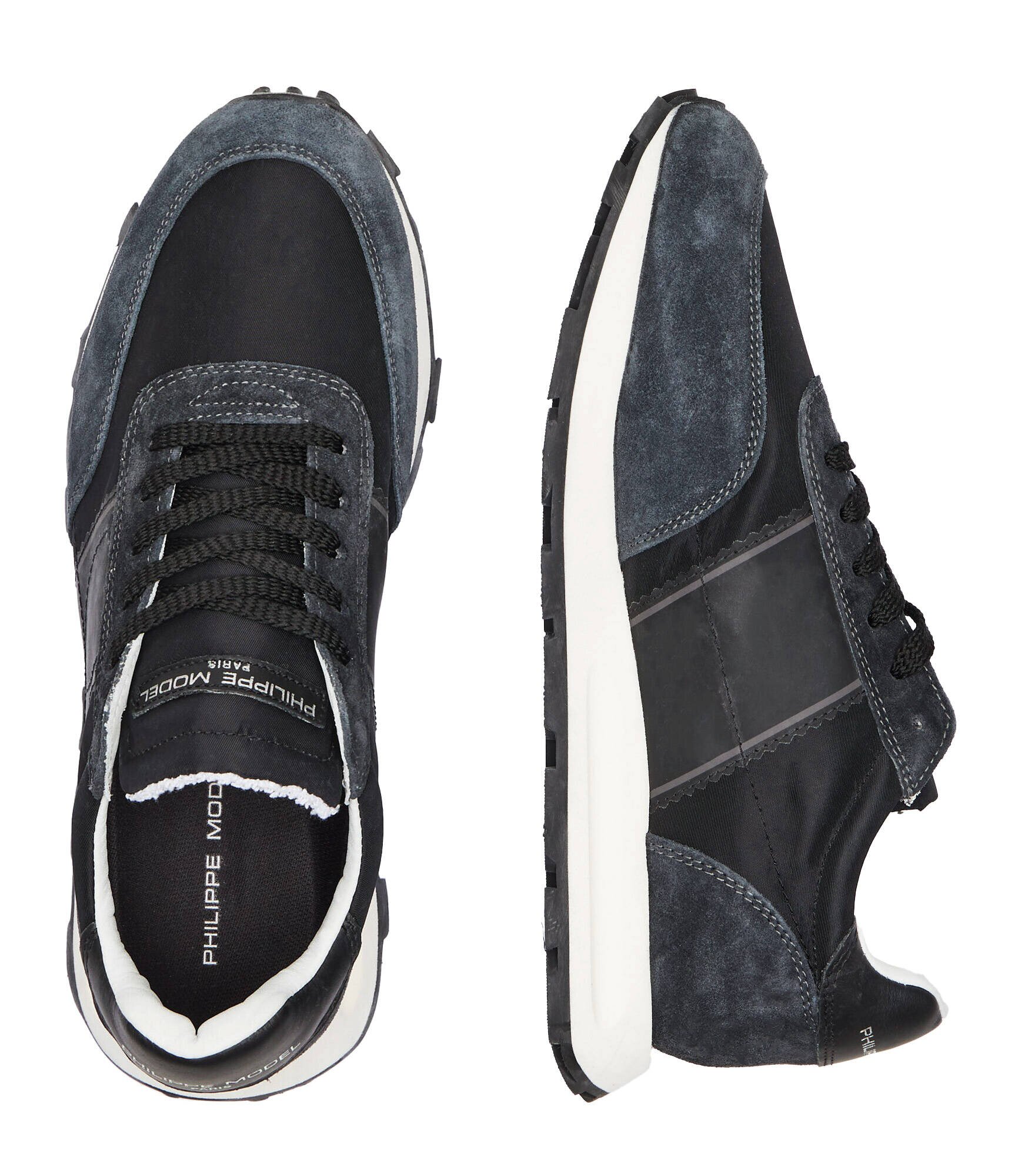 Philippe Model Sneakers Tilu cu adaos de piele