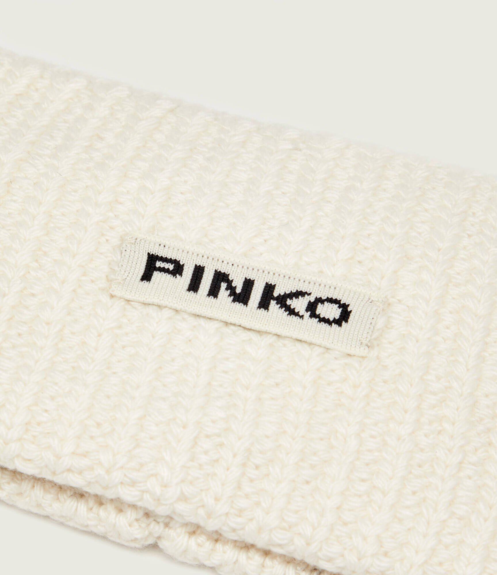 Pinko Bentiță Fascia cu adaos de lână și cașmir