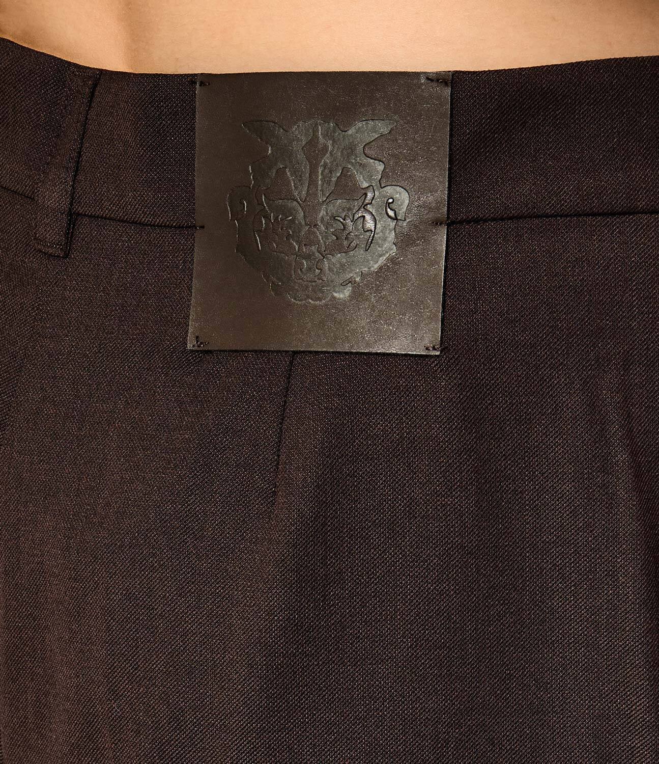 Pinko Bermude Merlot | Relaxed fit cu adaos de lână