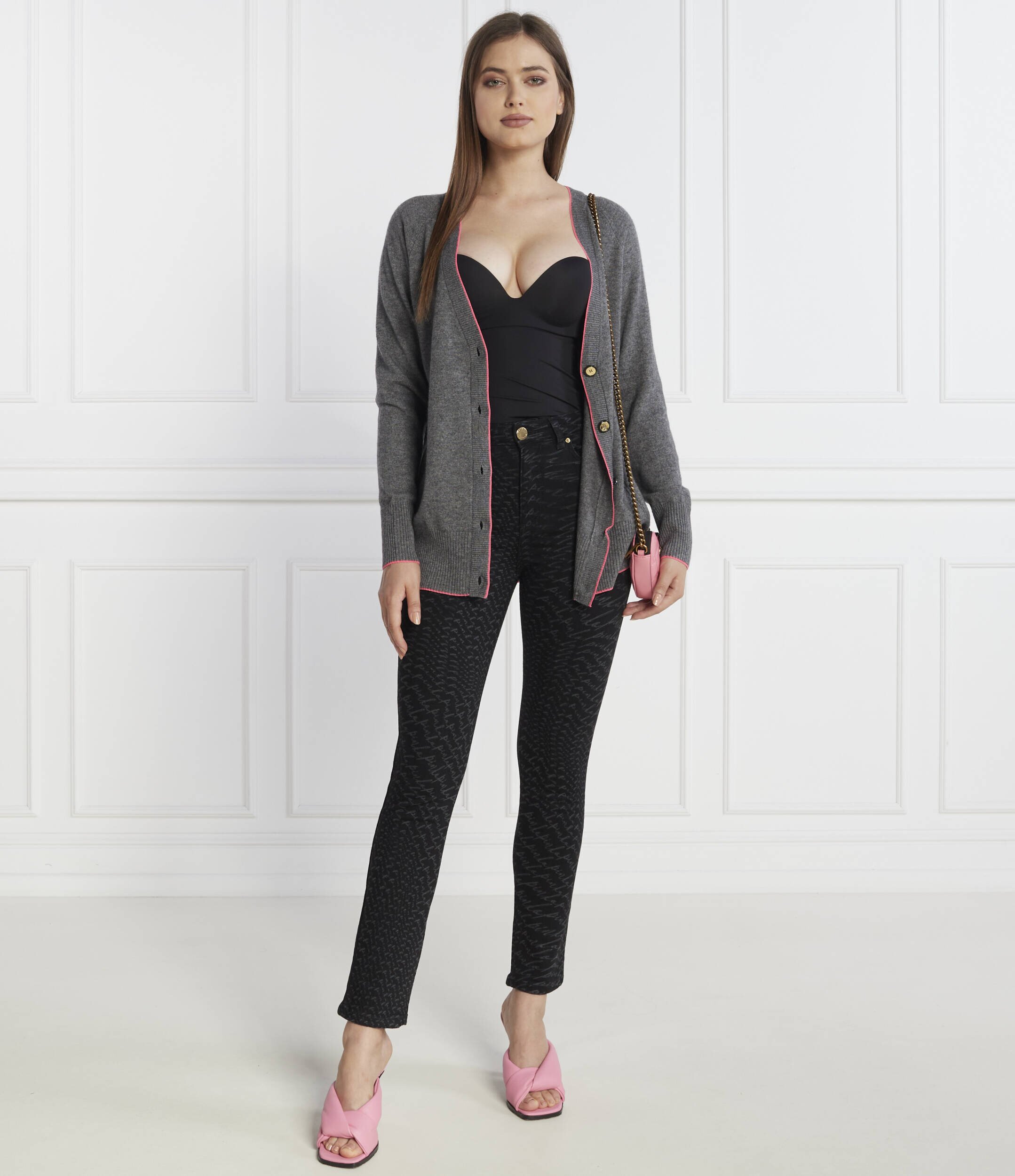 Pinko Blugi SUSAN NO BELT SKINNY DENIM BLK | Skinny fit